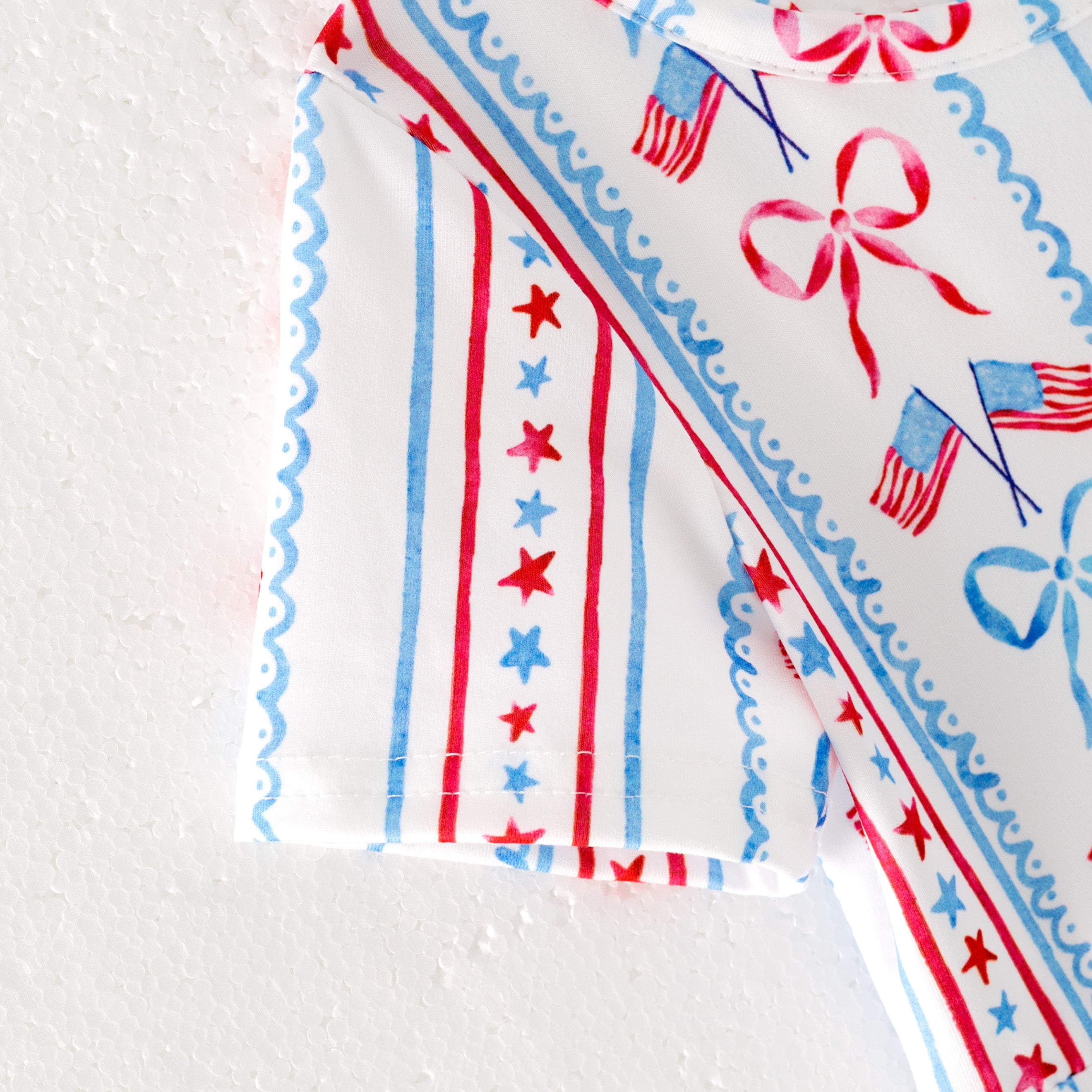 (Pre Order)Girls Patriotic Print Dress