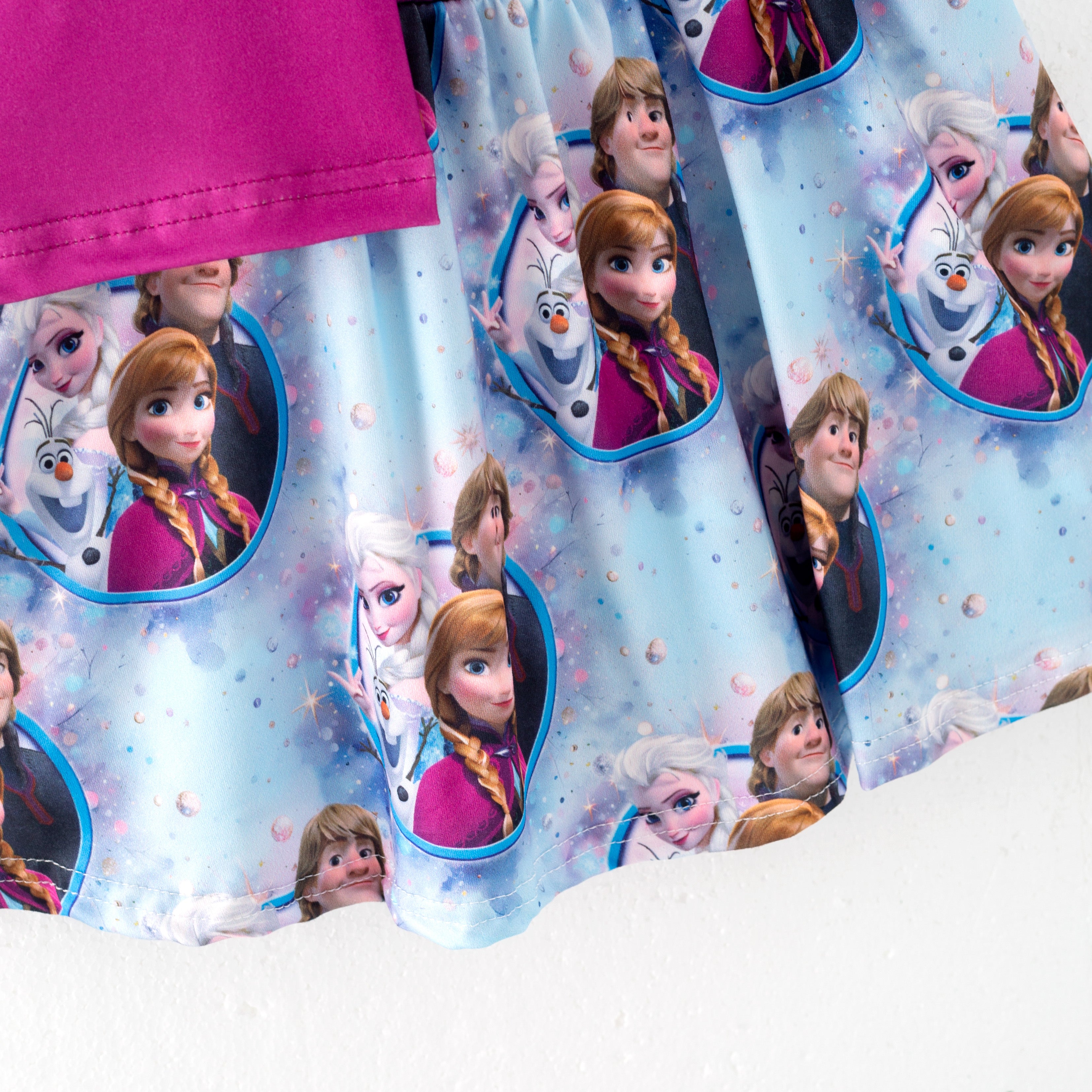 (Pre Order)Girls Spring and Summer Princess Print Skort Set