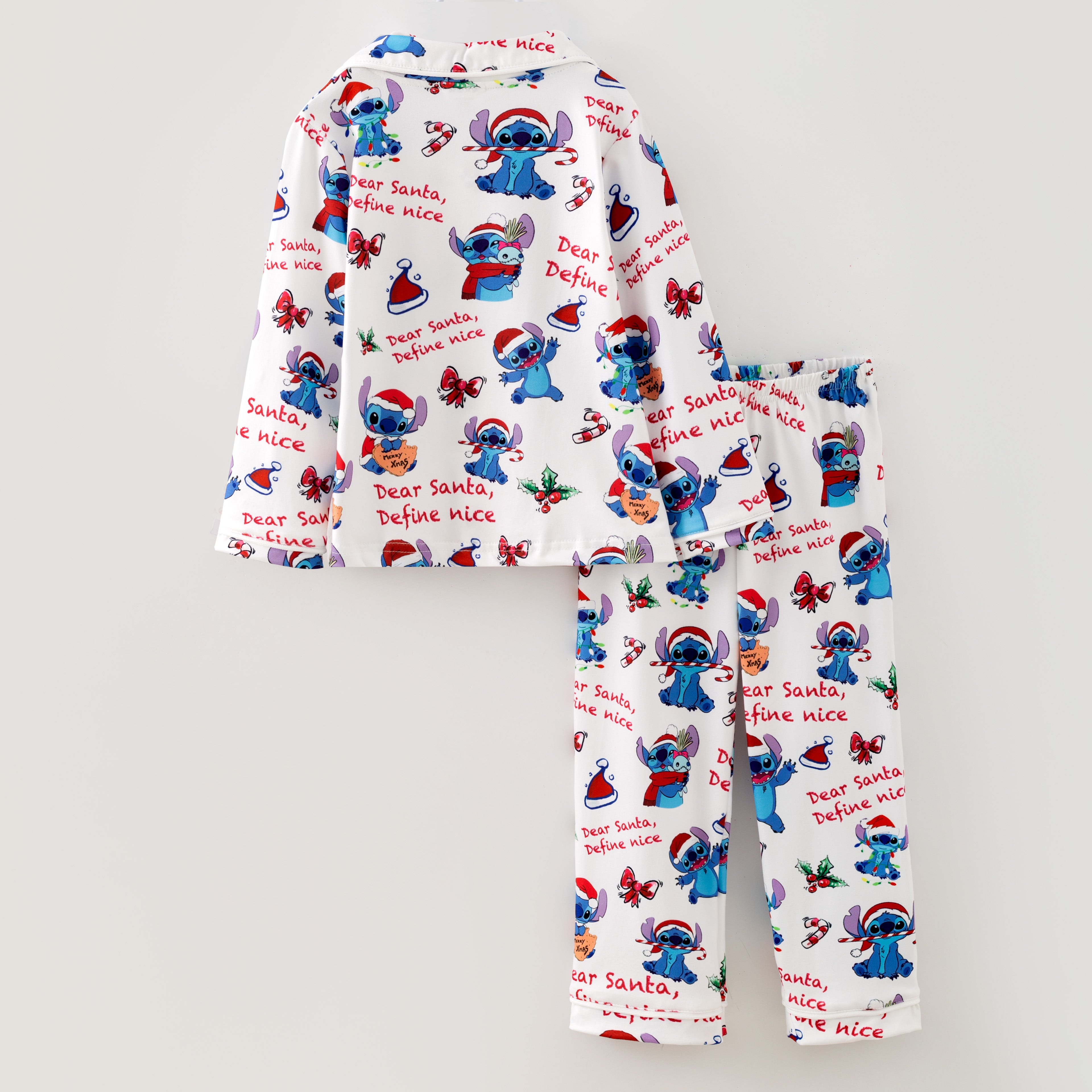 (Pre Order,Prepack Zone)Girls Christmas Cartoon Print Dress&Pajamas(Mix Size)