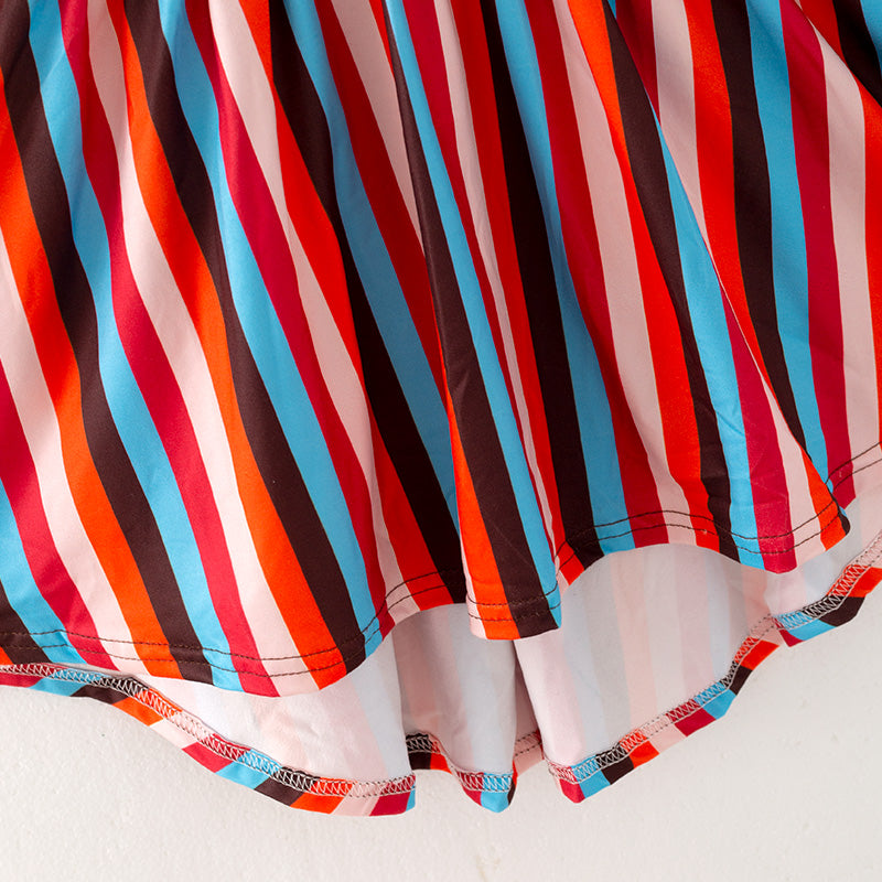 (In Stock Q05-04-01)Girls Thanksgiving Applique Dress