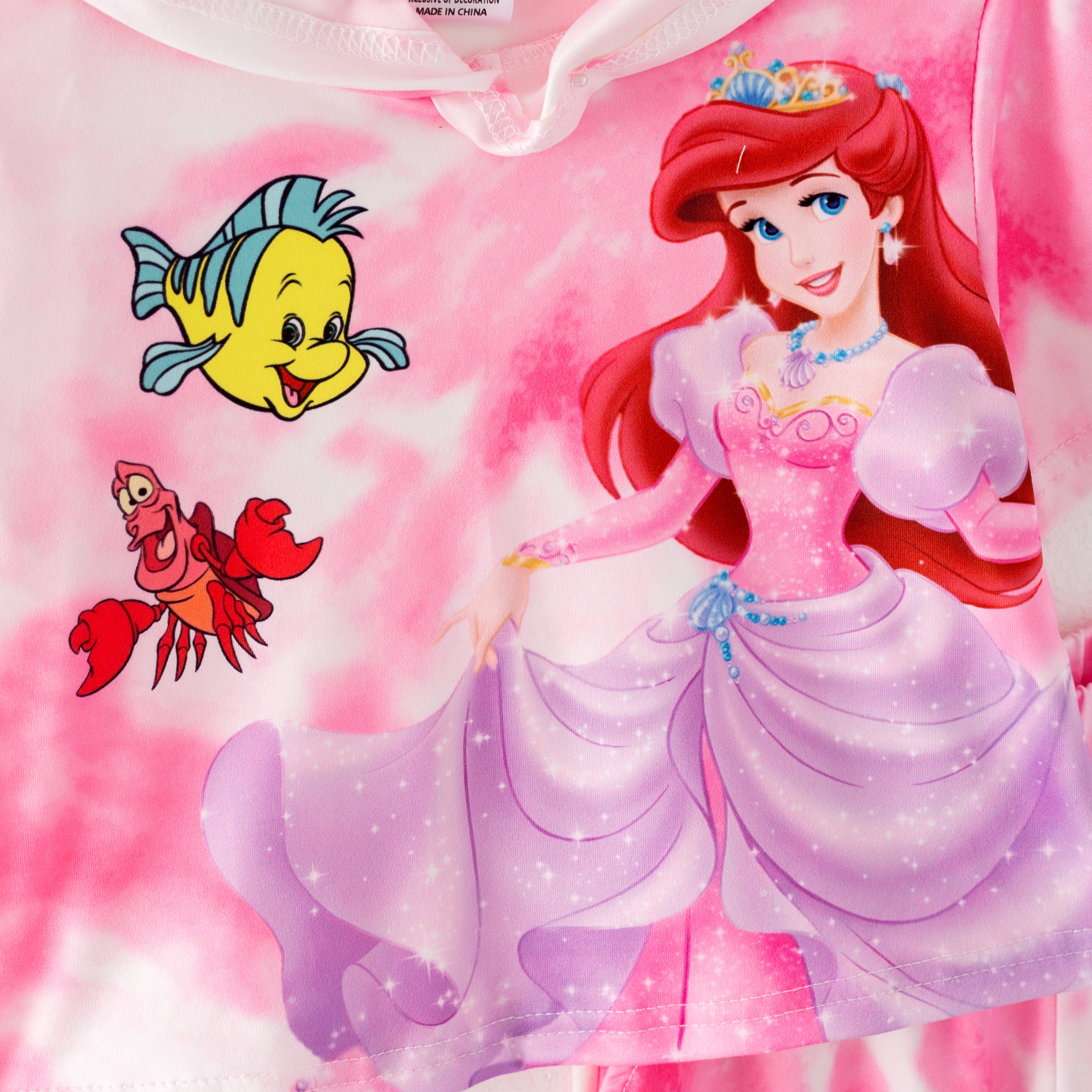 (Pre Order)Girls Spring and Summer Cartoon Print Hoodie Set