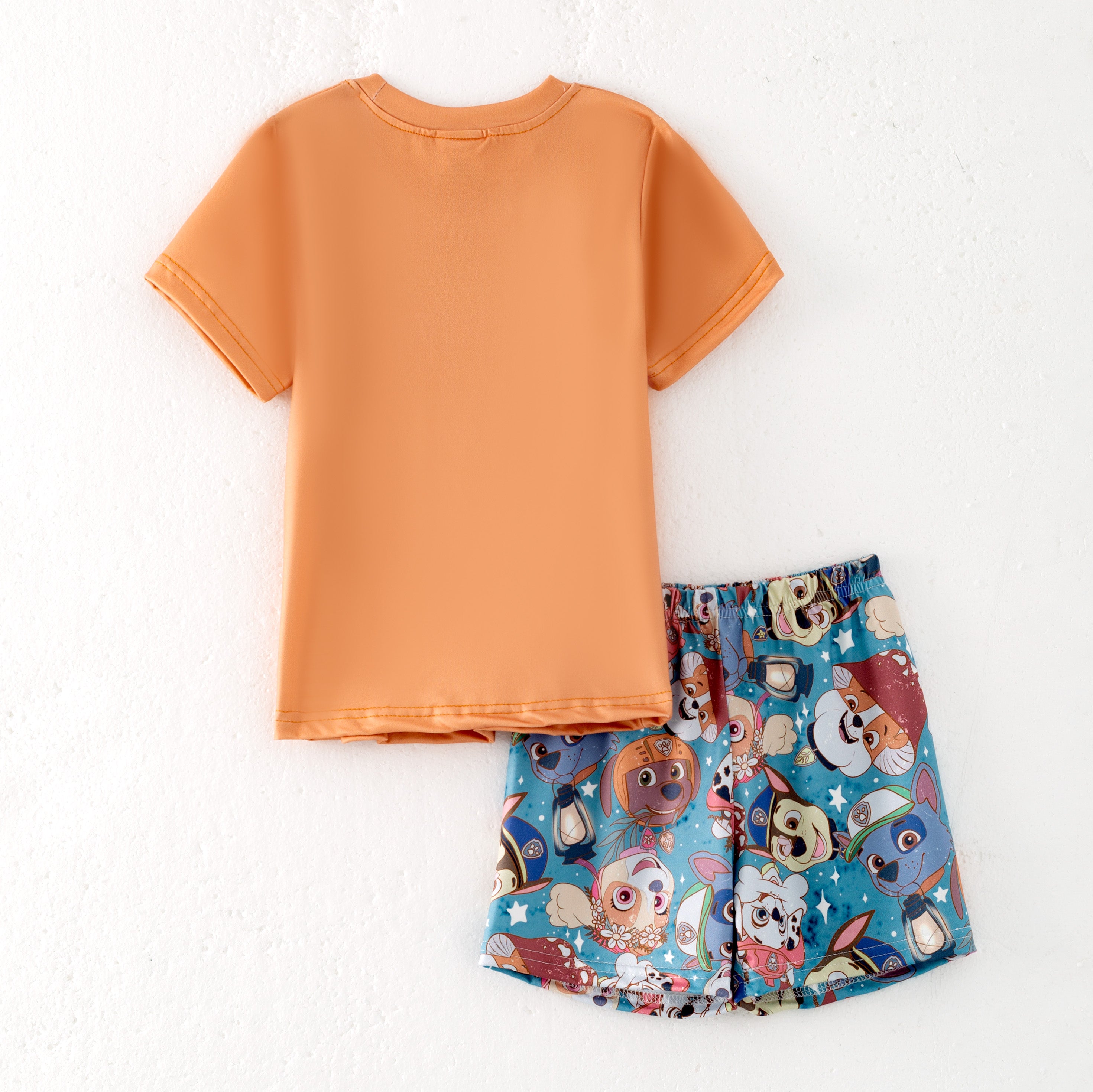 (Pre Order)Boys Spring and Summer Cartoon Print Shorts Set