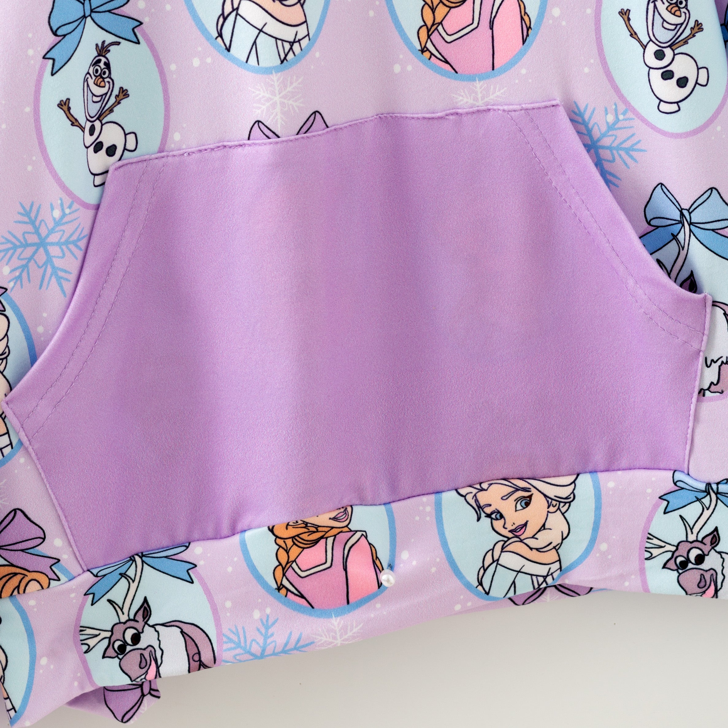 (Pre Order)Girls Fall&Winter Princess Print Dress,Hoodie