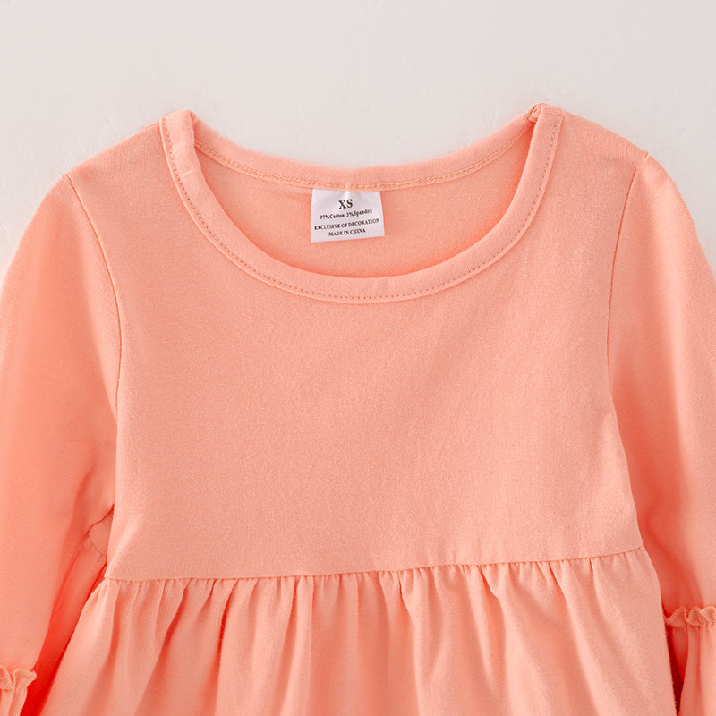 (In Stock G27-3-2)Girls Fall Cotton Top Floral Print Pants Set