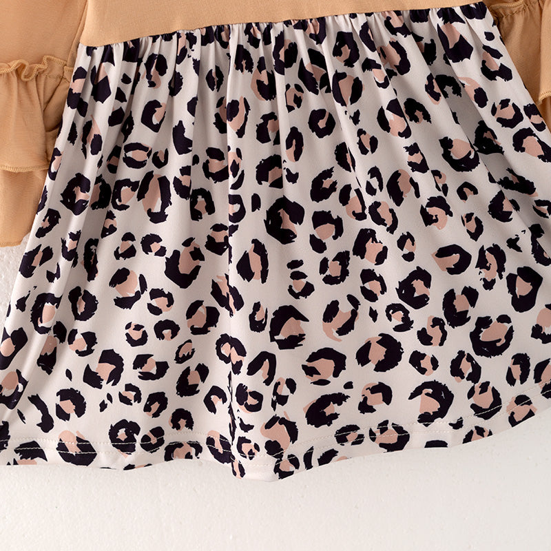 (In Stock G27-3-2)Girls Fall Jesus Print Dress