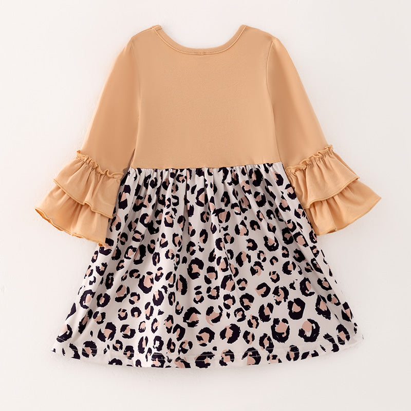 (In Stock G27-3-2)Girls Fall Jesus Print Dress