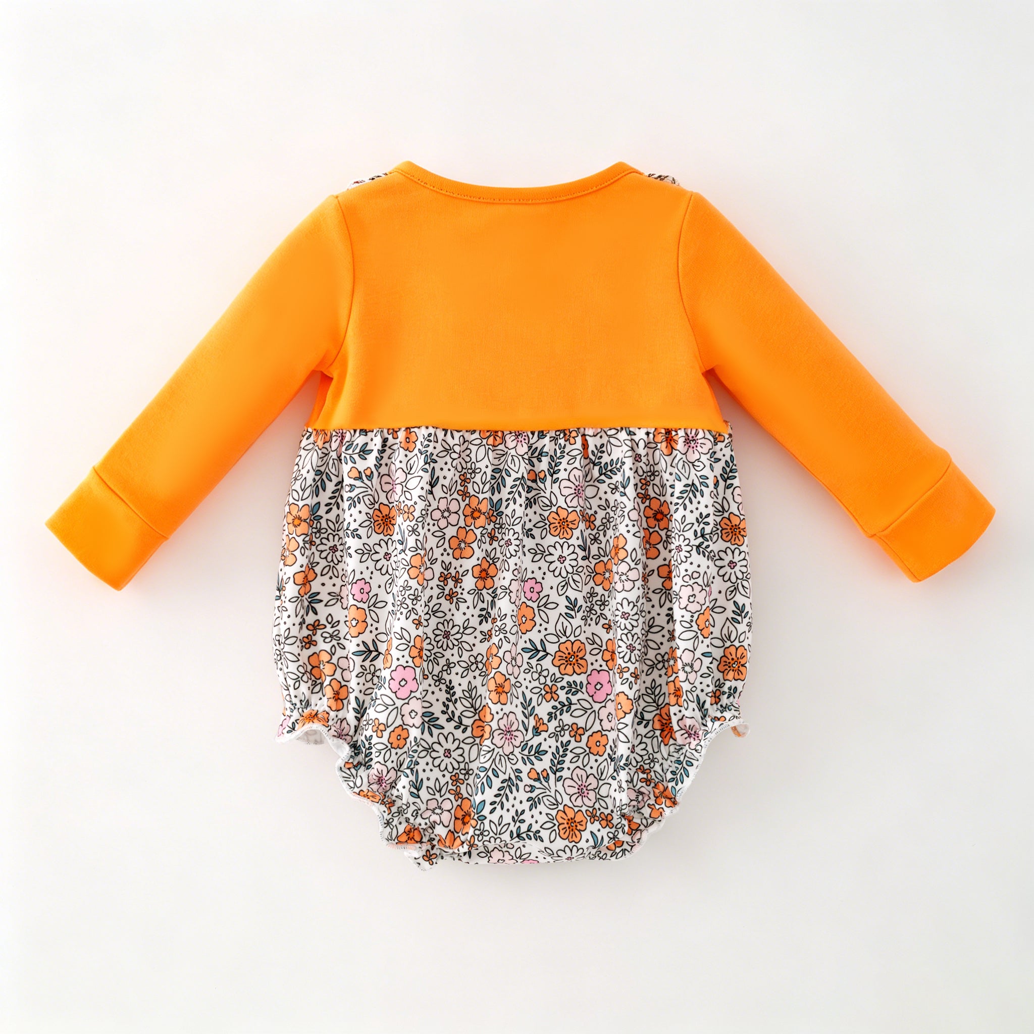 (In Stock)Toddler Girls Halloween Ghost Applique Romper