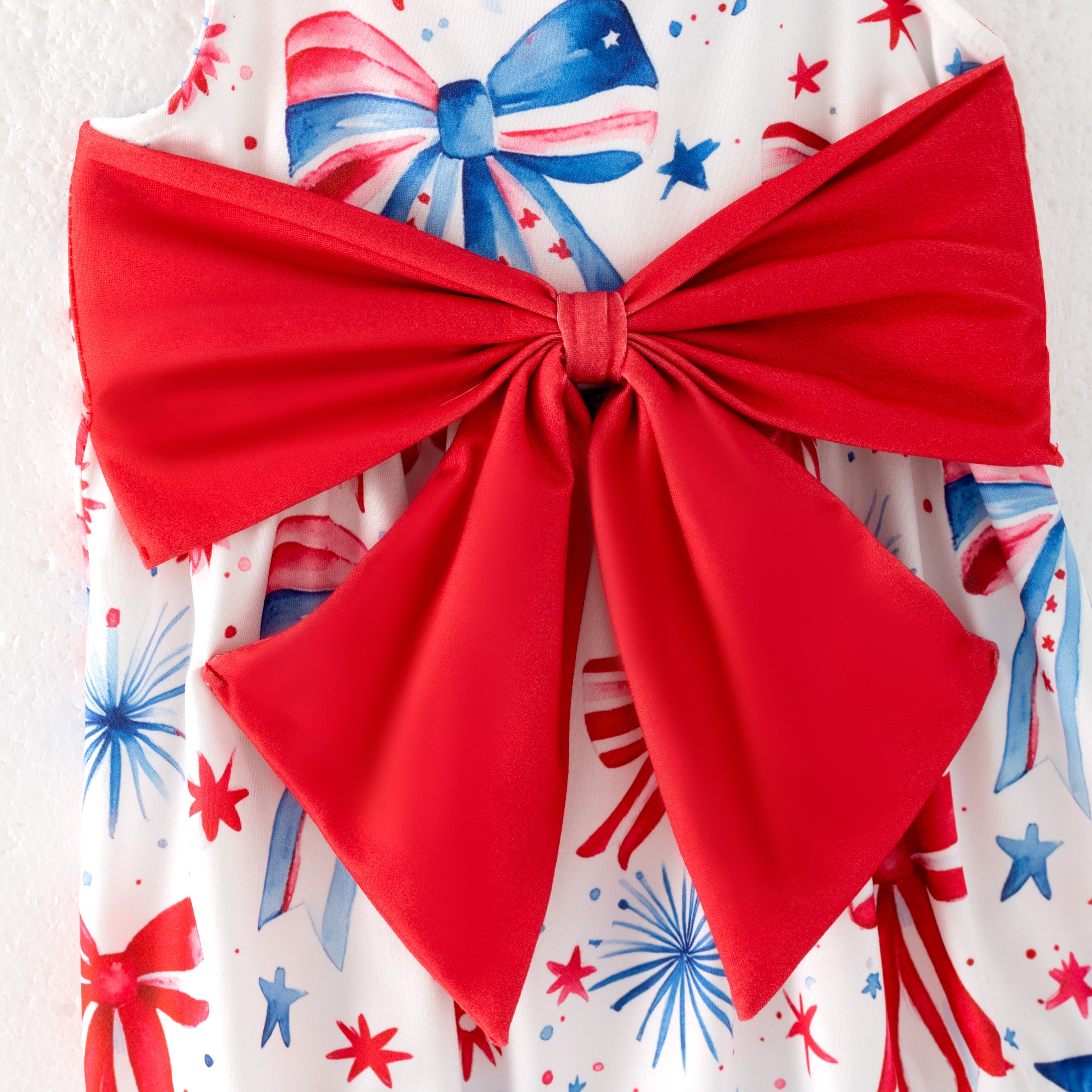 (Pre Order)Sisters Patriotic Print Dress,Romper and Set