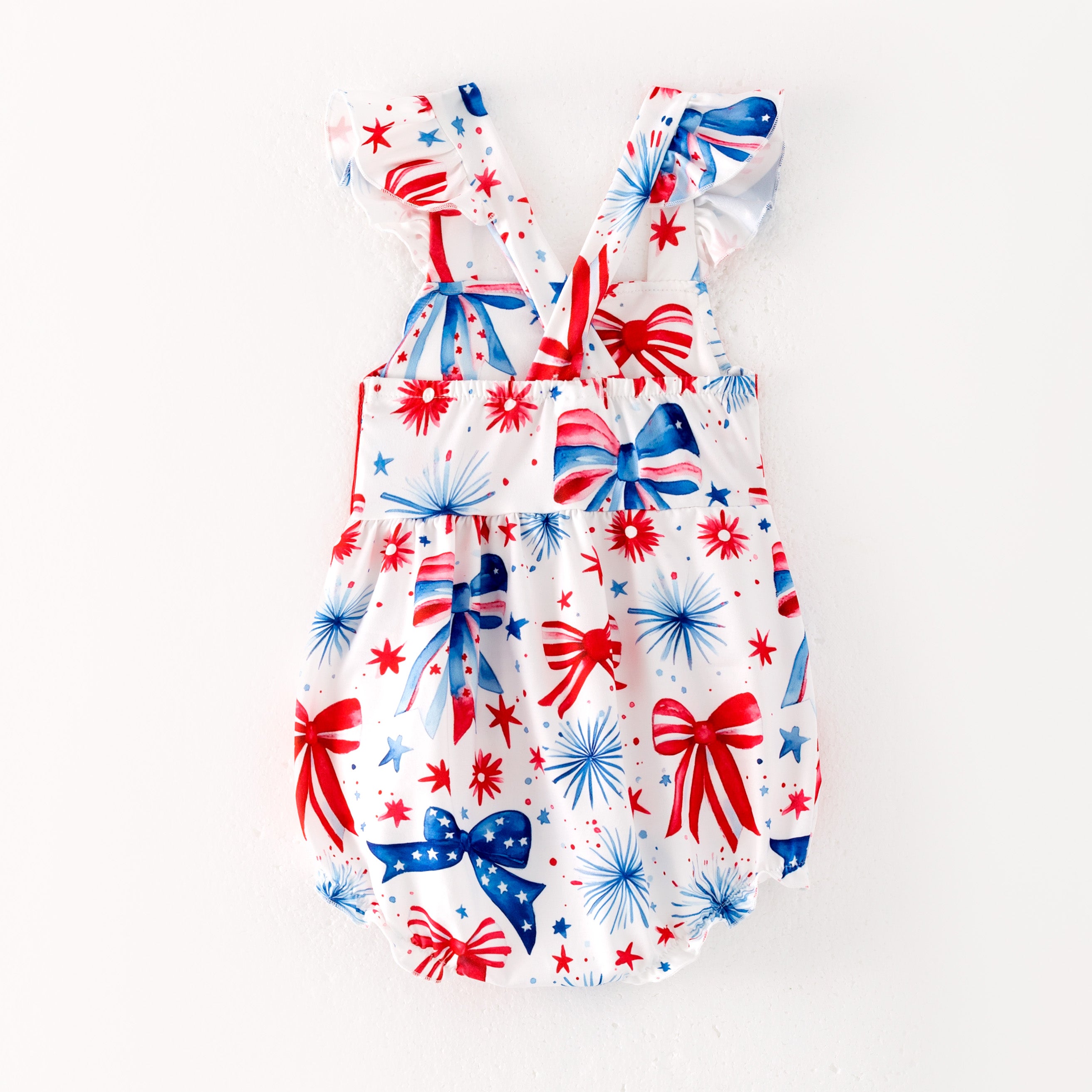 (Pre Order)Sisters Patriotic Print Dress,Romper and Set