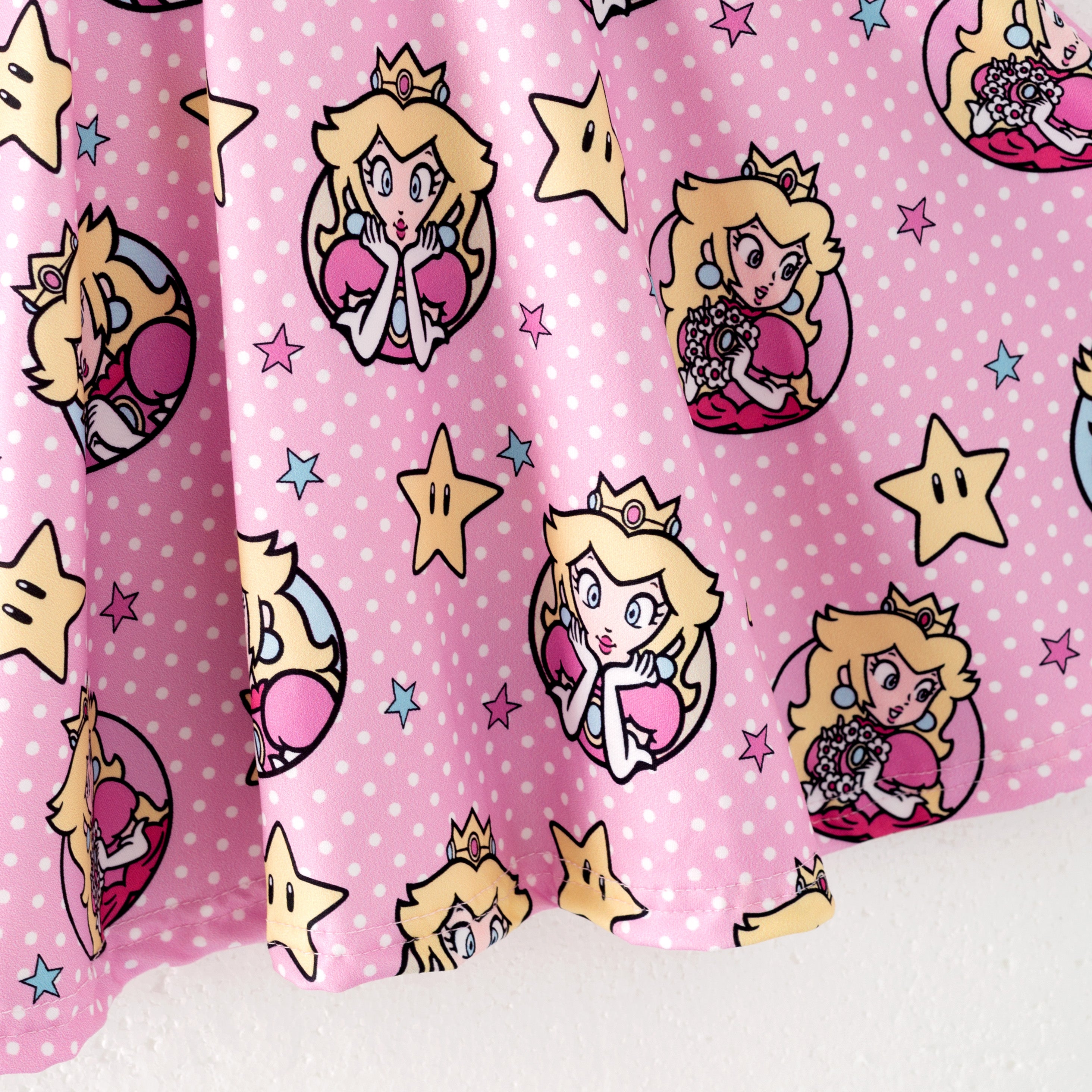 (Pre Order)Girls Cute Cartoon Print Twirl Dress