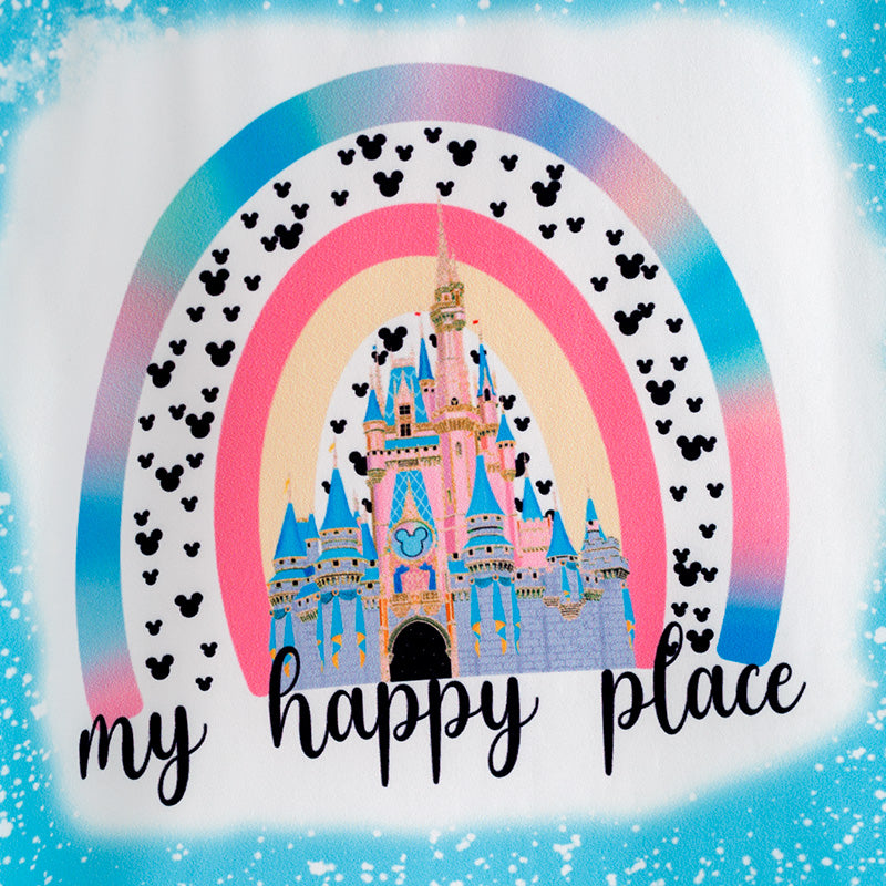 (In Stock)Girls Spring and Summer Castle Print Top