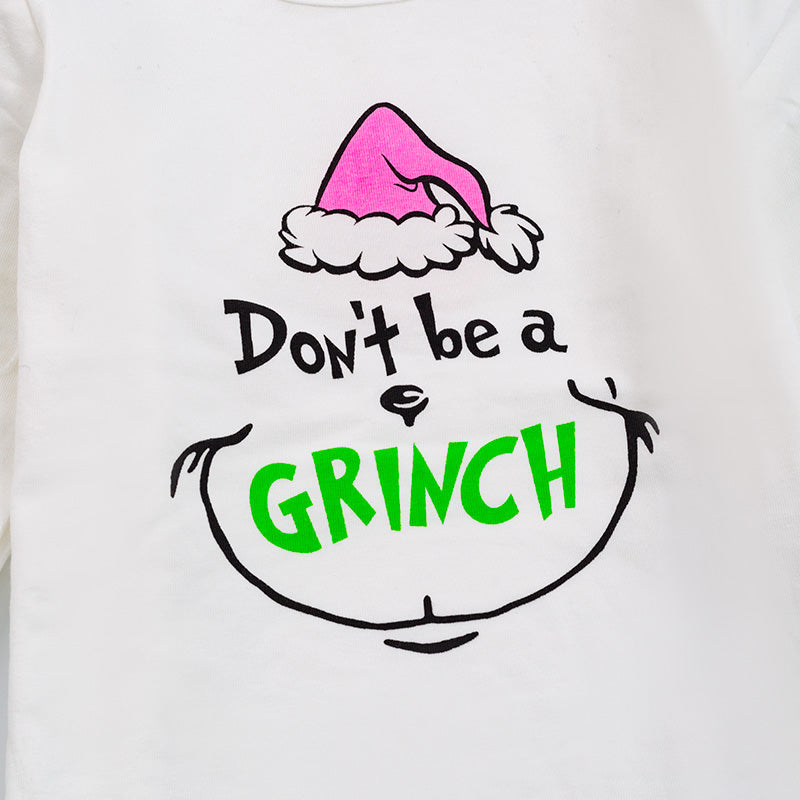(In Stock G14-03-01)Grinch Long sleeve suit