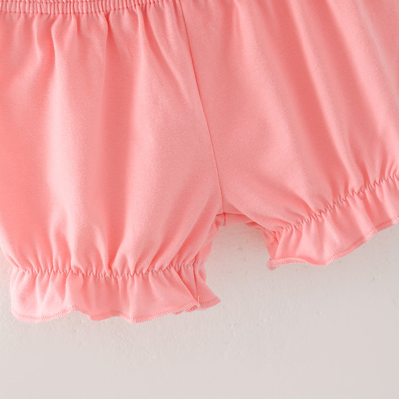 (In Stock)Baby Girls Christmas Applique Bloomer Set