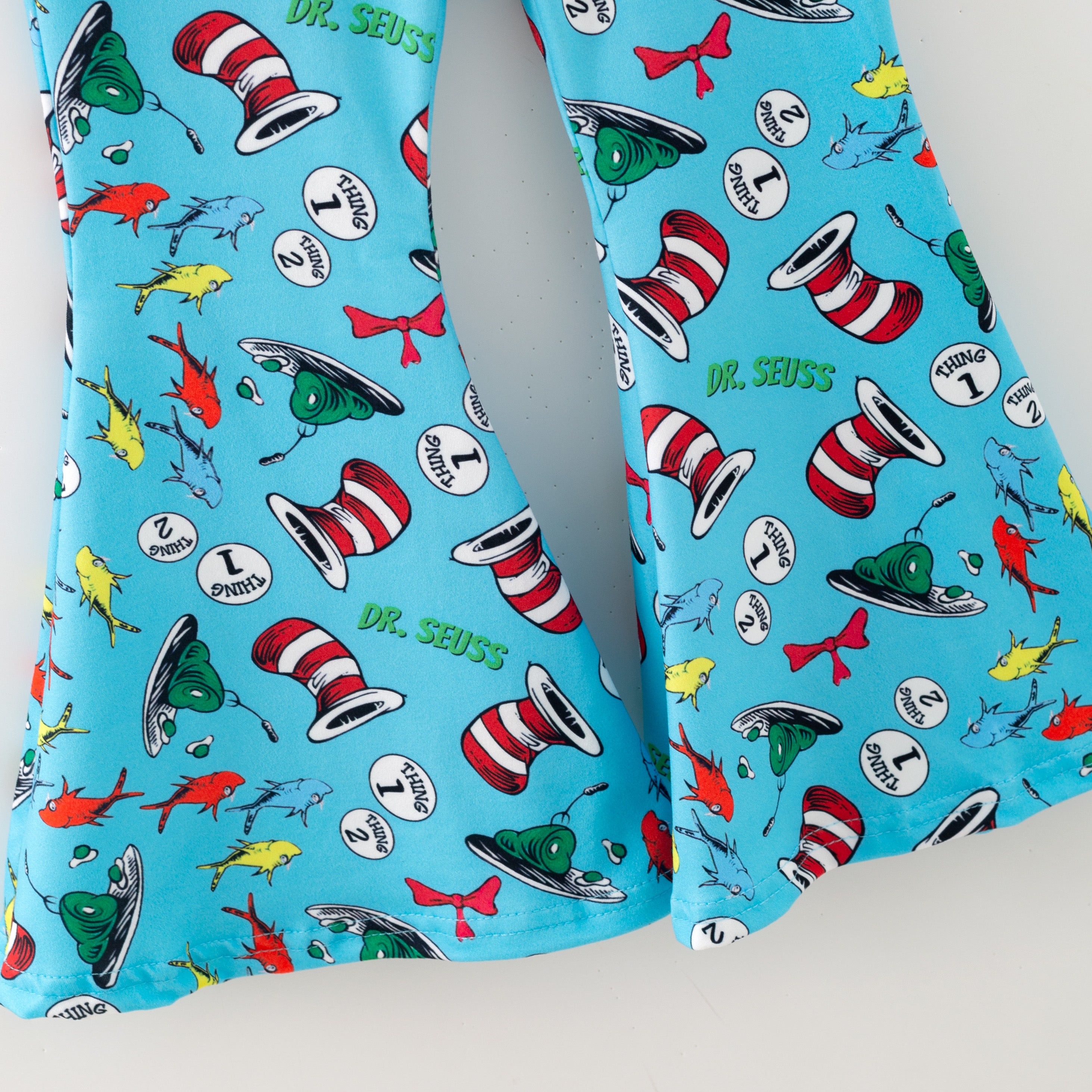 (In Stock)Girls DR SEUSS Print Ruffle Outfit Set