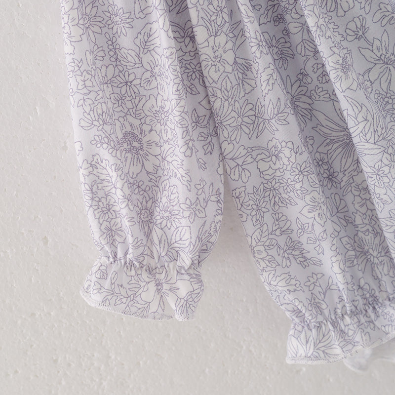 (In Stock)Baby Girls Christmas Embroidery Smocked Romper