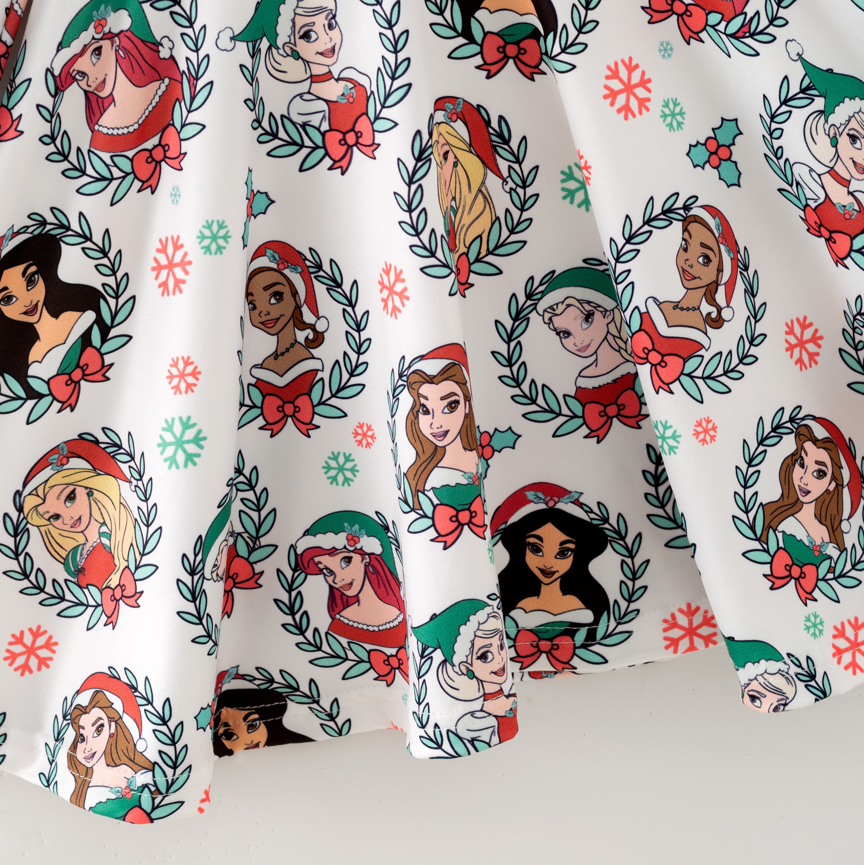 (Pre Order,Prepack Zone)Girls Christmas Princess Print Dress(Mix Size)