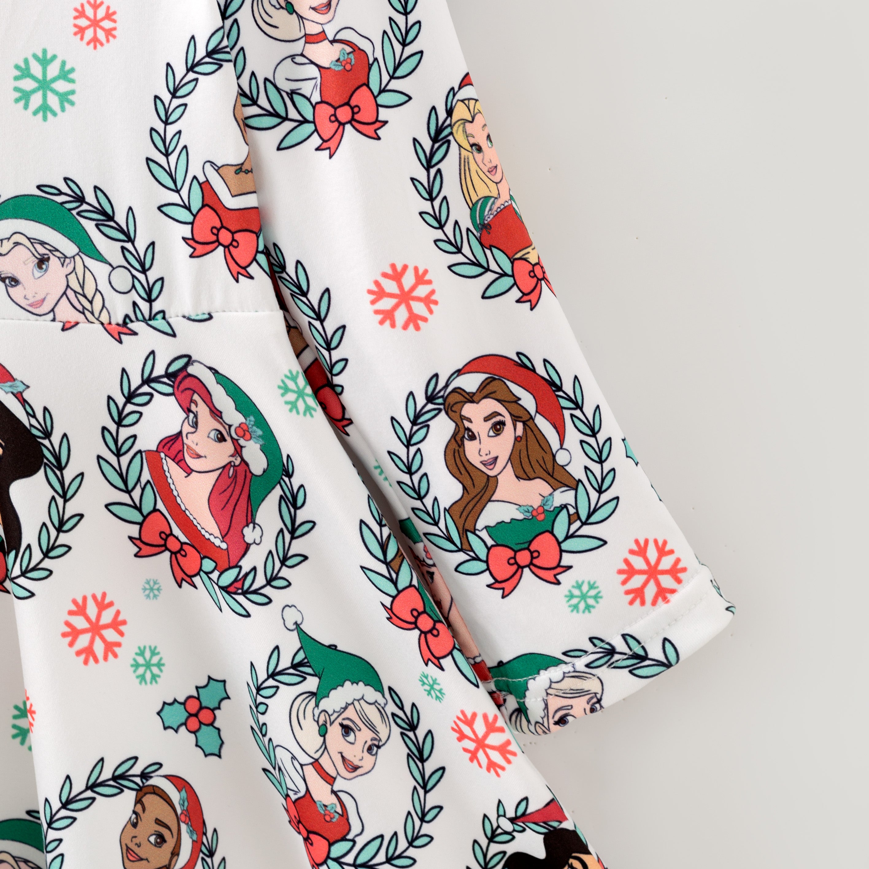 (Pre Order,Prepack Zone)Girls Christmas Princess Print Dress(Mix Size)