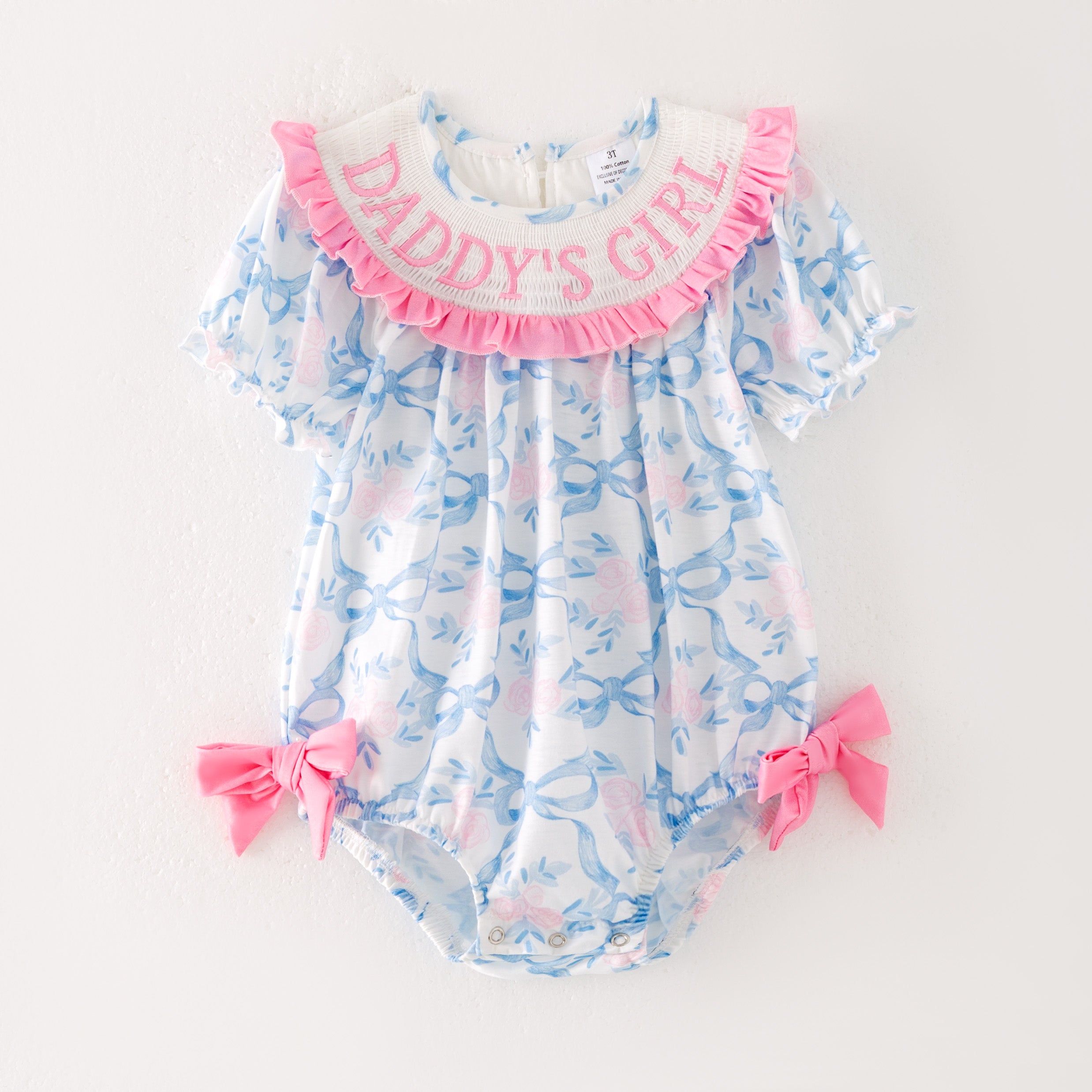 (Pre Order)Sibling Spring and Summer Embroidery Smocked Dress,Romper&Shorts Set
