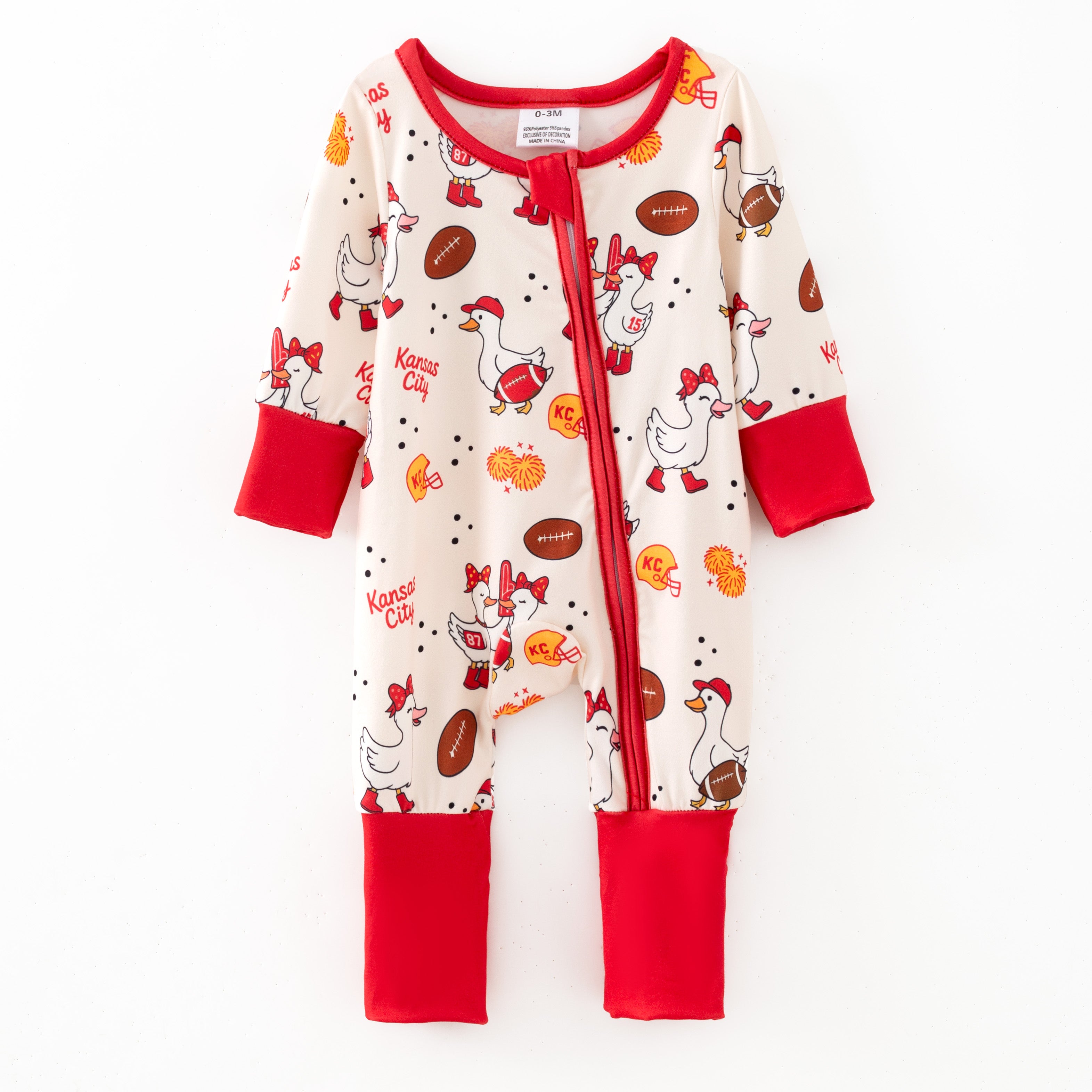 (Pre Order,Prepack Zone)Family Football Print Set&Romper(Mix Size)
