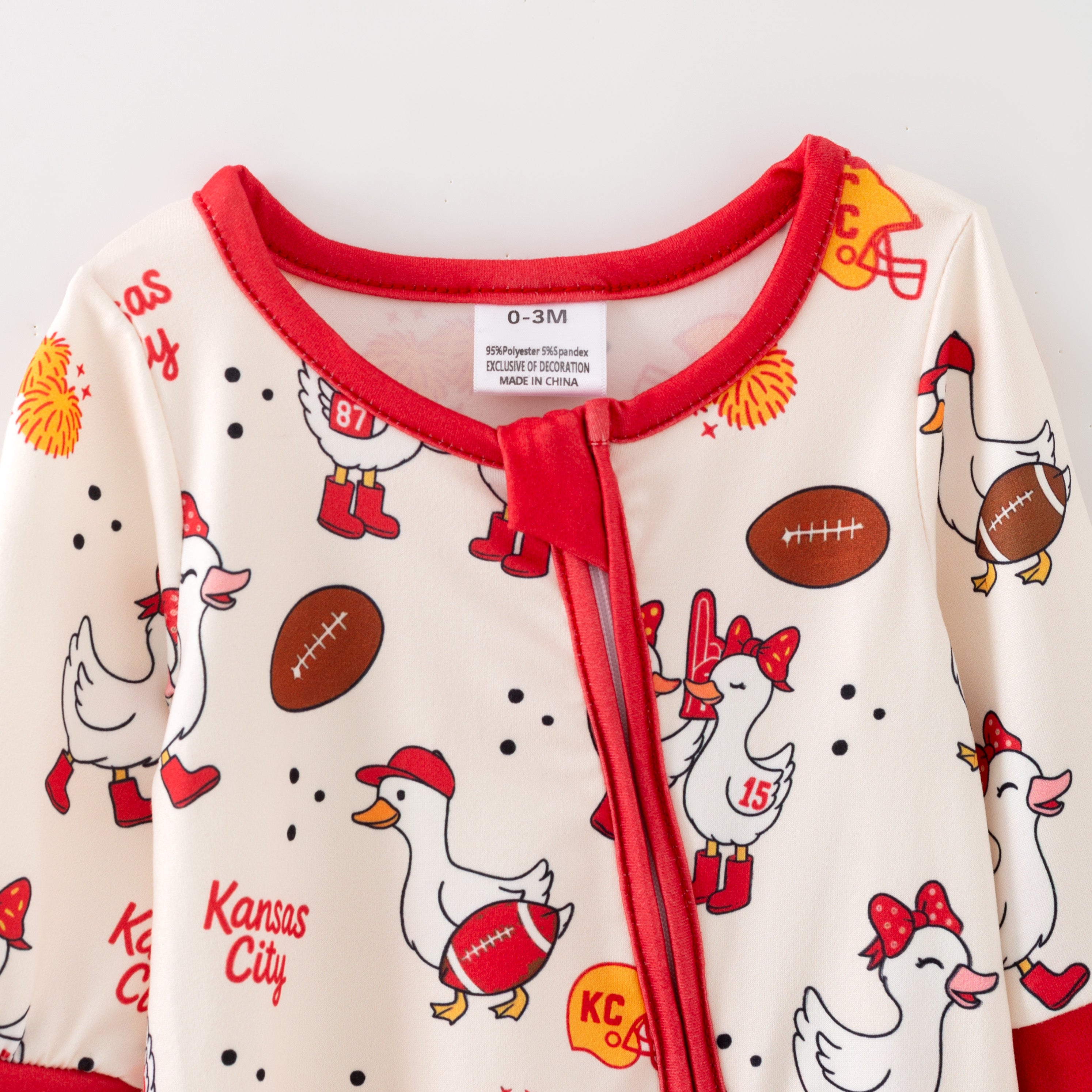(Pre Order,Prepack Zone)Family Football Print Set&Romper(Mix Size)