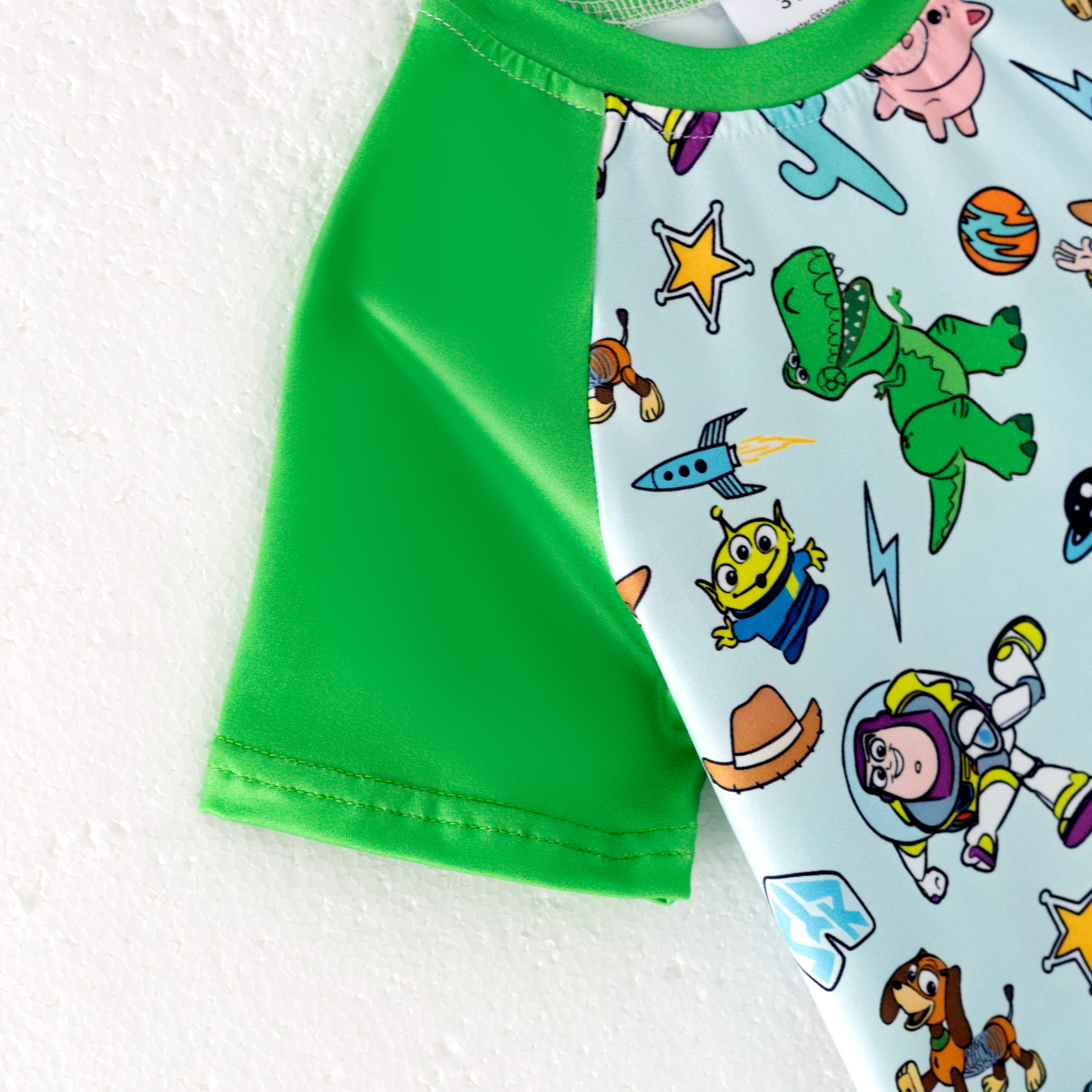 (Pre Order)Boys Summer Toy Story Print Short Sleeves Top