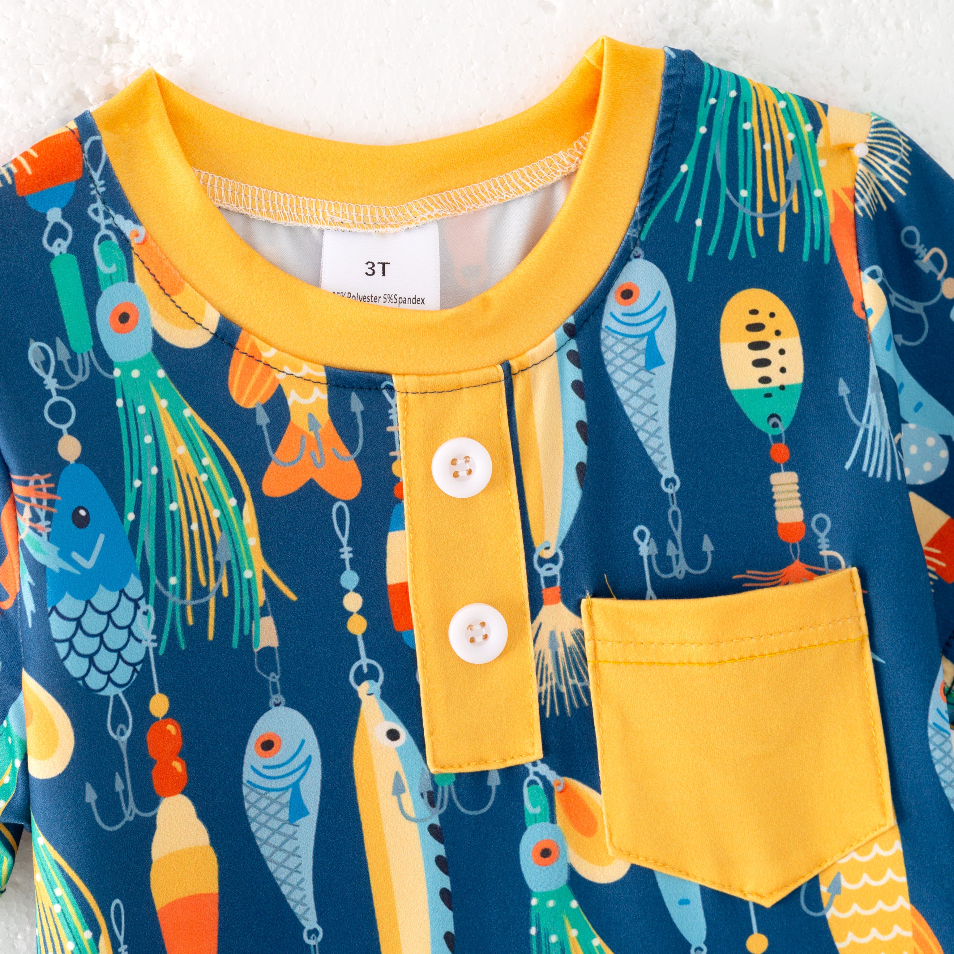 (Pre Order)Boys Summer Seaside Print Top