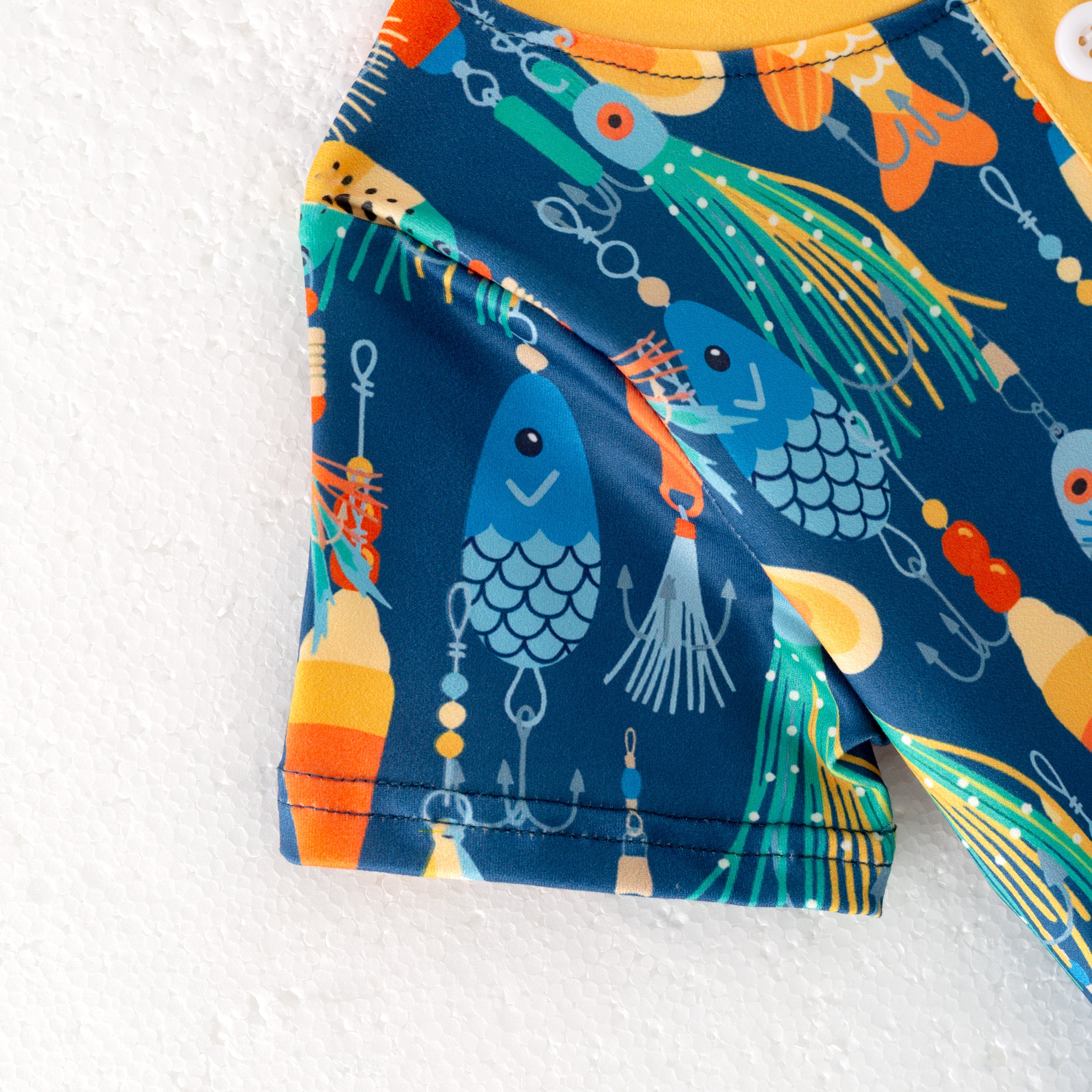 (Pre Order)Boys Summer Seaside Print Top
