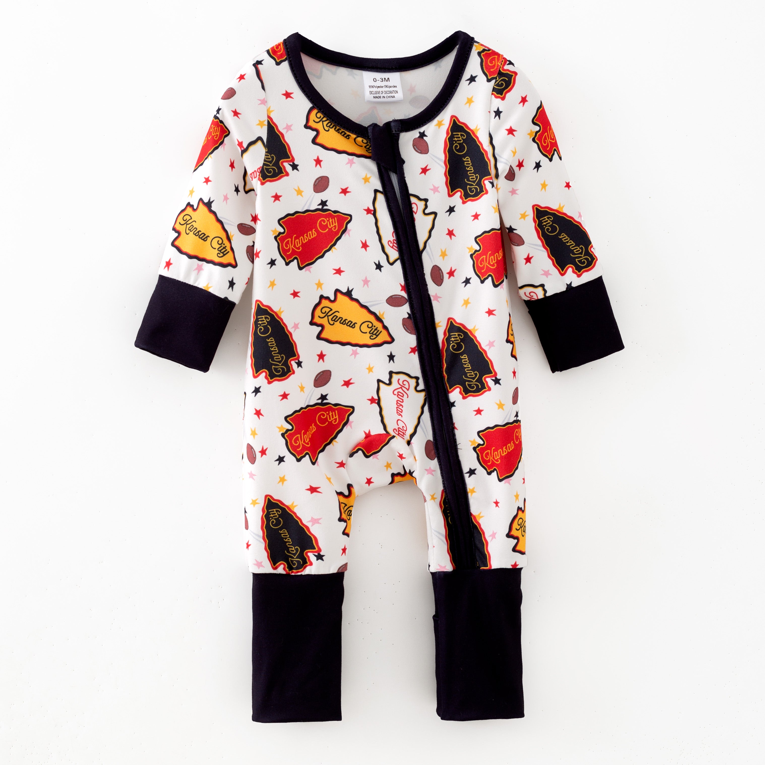 (Pre Order,Prepack Zone)Family Football Print Set&Romper(Mix Size)