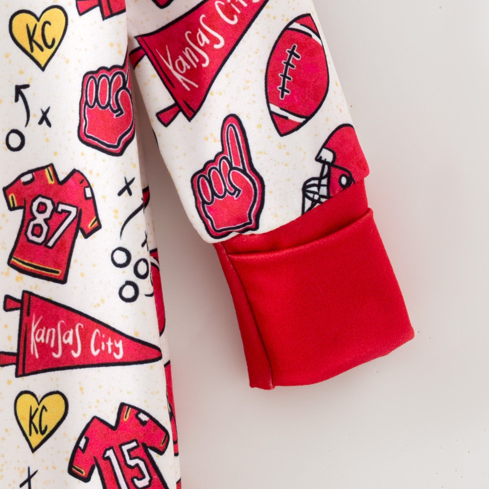 (Pre Order,Prepack Zone)Family Football Print Set&Romper(Mix Size)