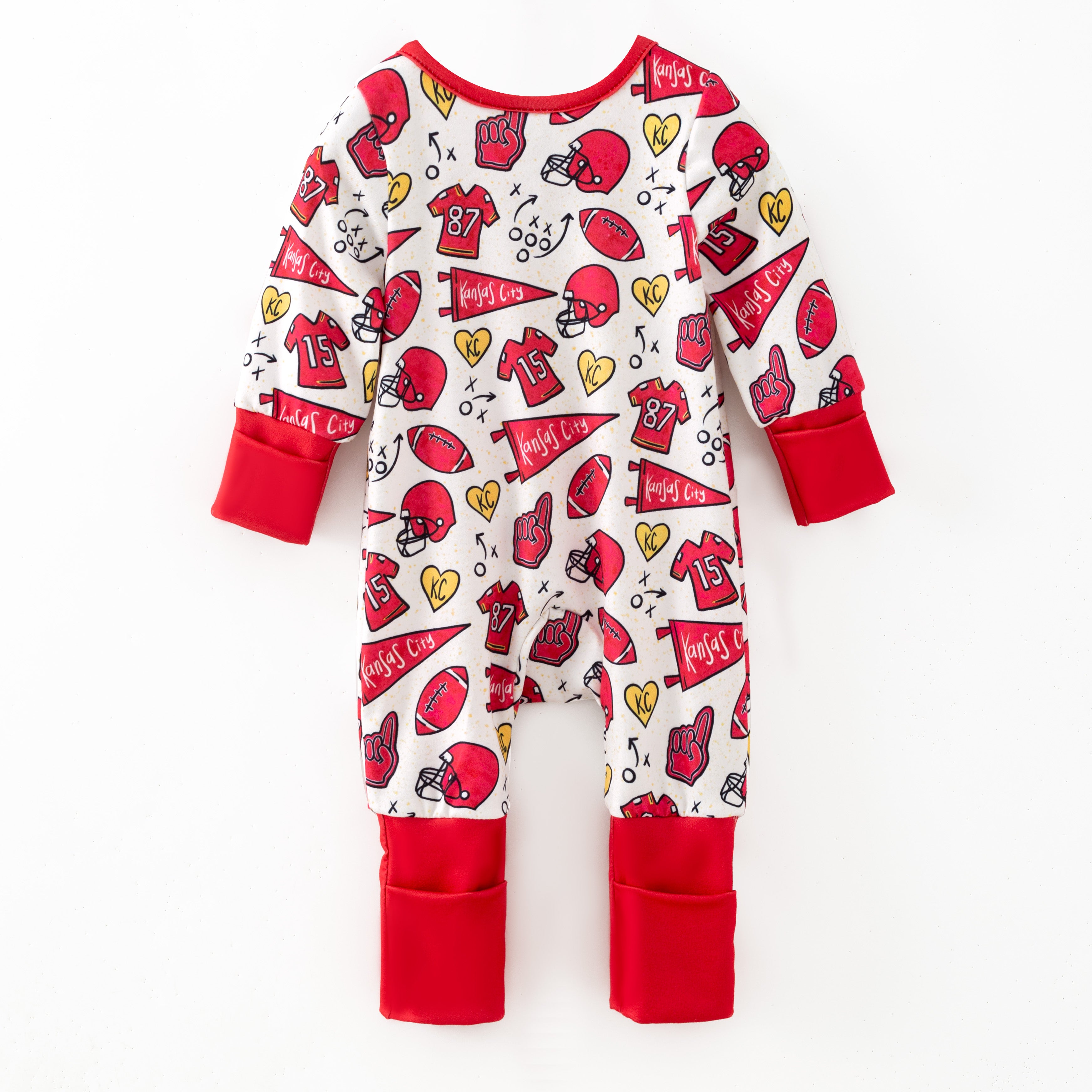 (Pre Order,Prepack Zone)Family Football Print Set&Romper(Mix Size)