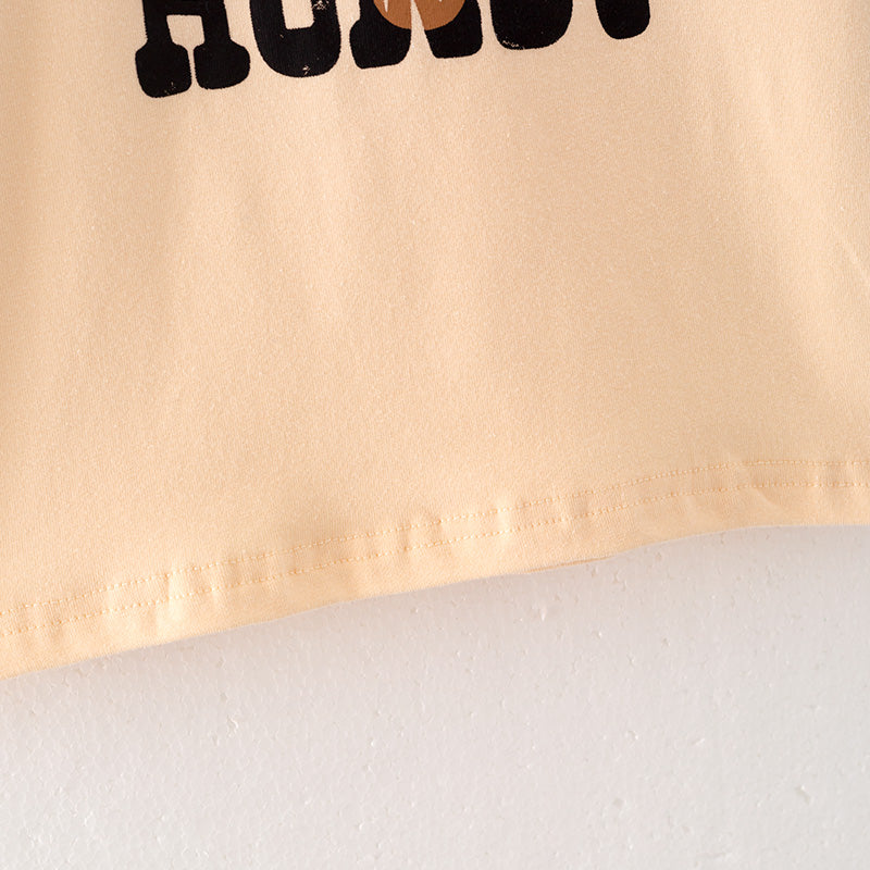 (In Stock E28-1-3)Boys Fall HOWDY Print Cotton Top