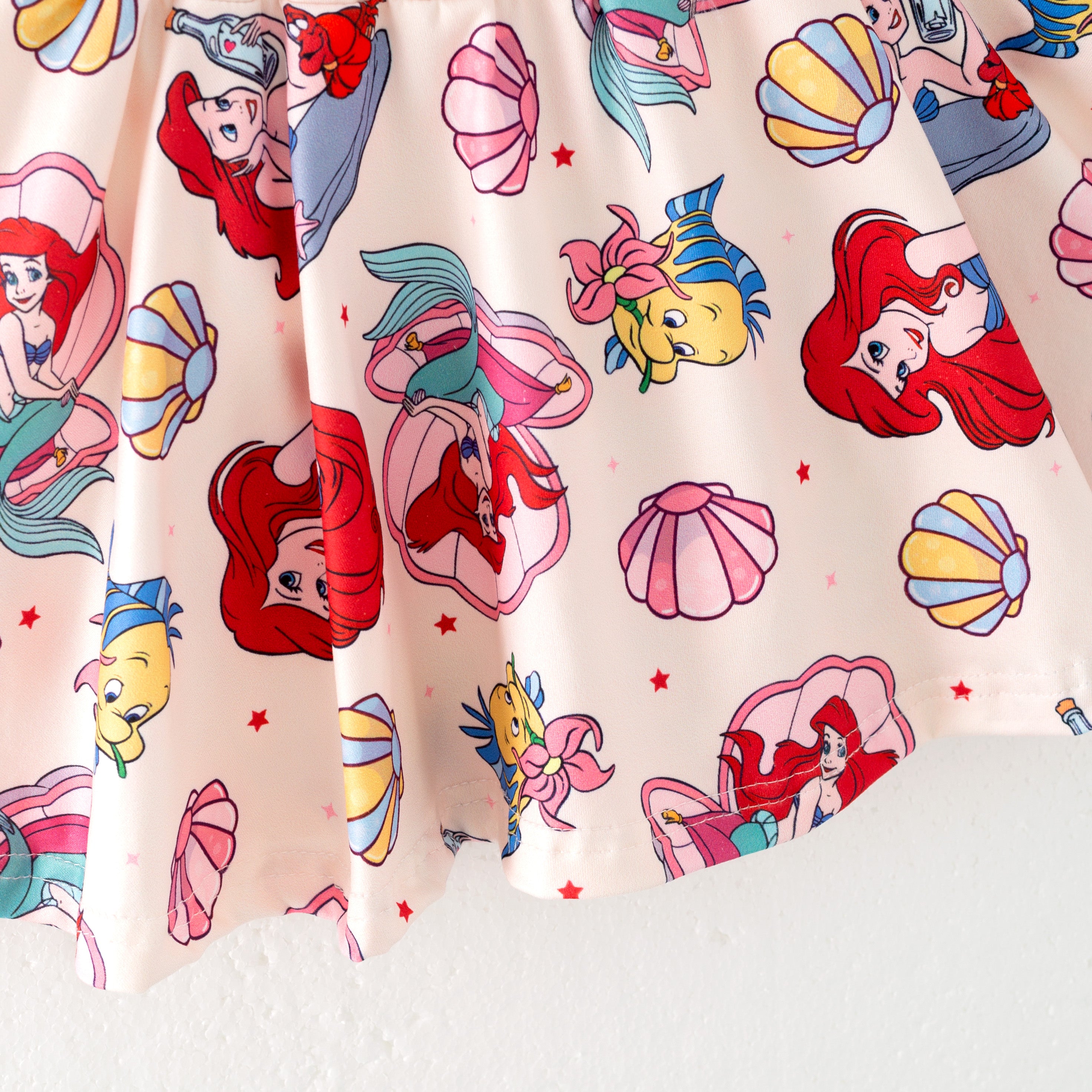 (Pre Order)Girls Spring and Summer Cartoon&Princess Print Skirt Set