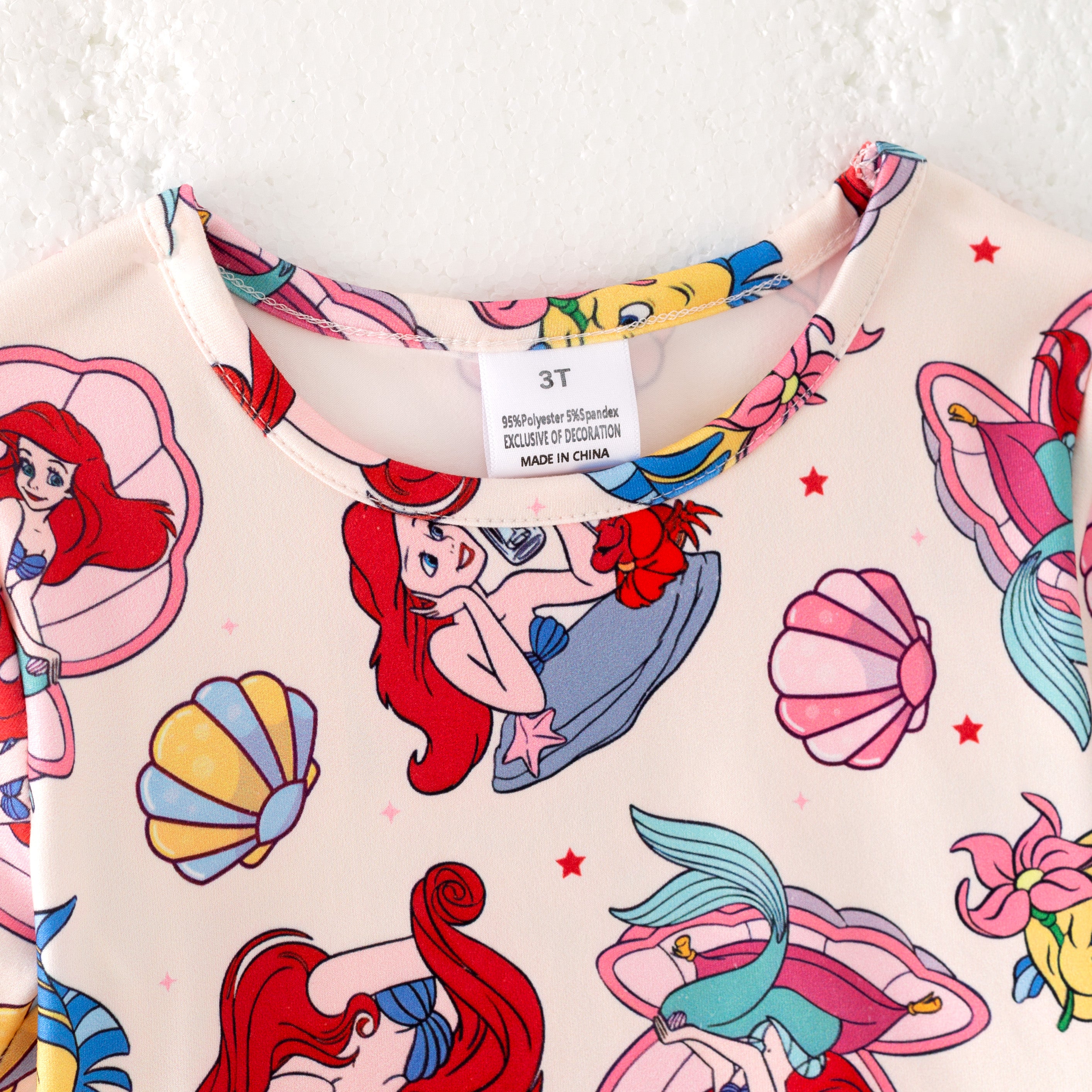 (Pre Order)Girls Spring and Summer Cartoon&Princess Print Skirt Set