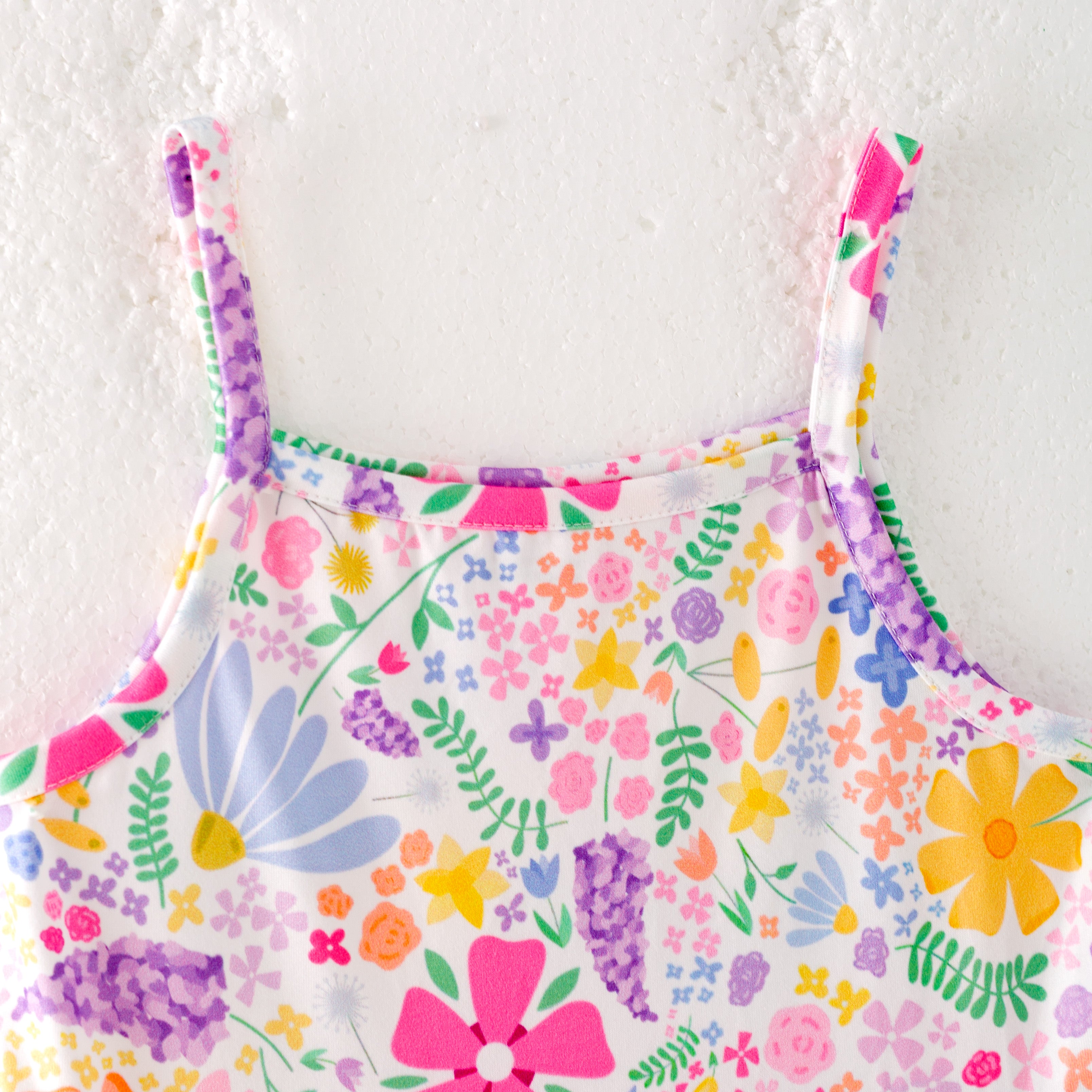 (Pre Order)Girls Spring and Summer Fruit&Floral Print Slip Dress