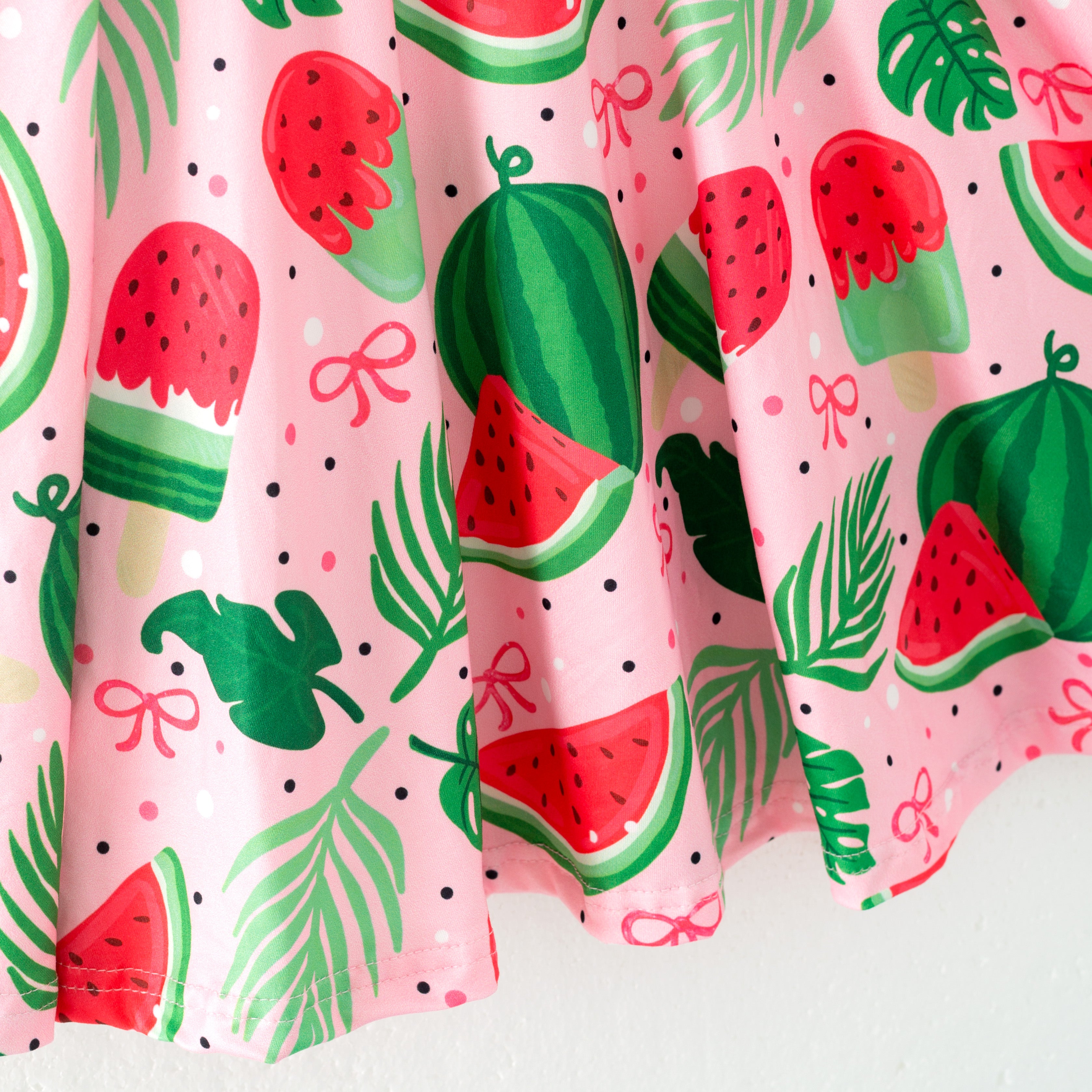 (Pre Order)Girls Spring and Summer Fruit&Floral Print Slip Dress