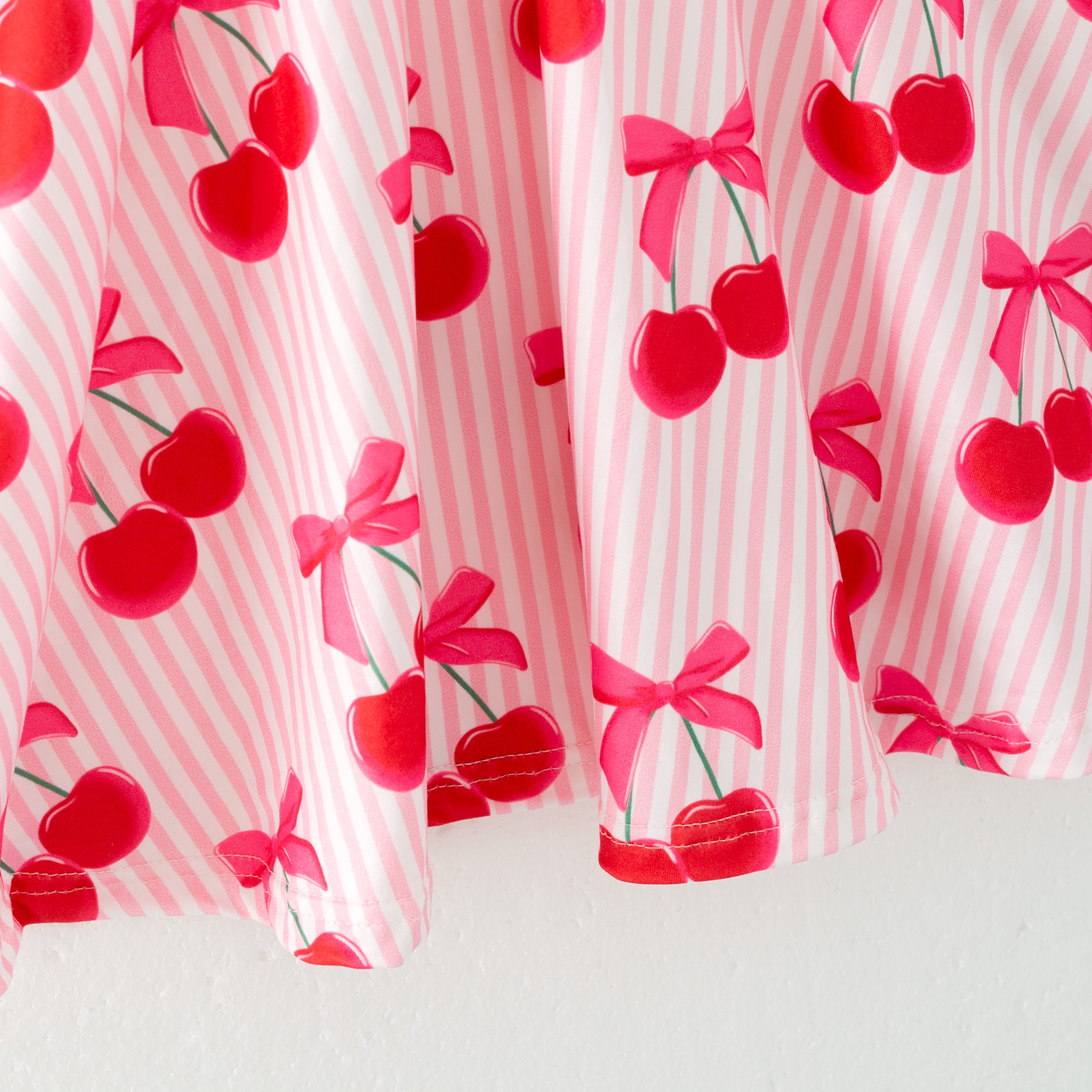 (Pre Order)Girls Spring and Summer Fruit&Floral Print Slip Dress
