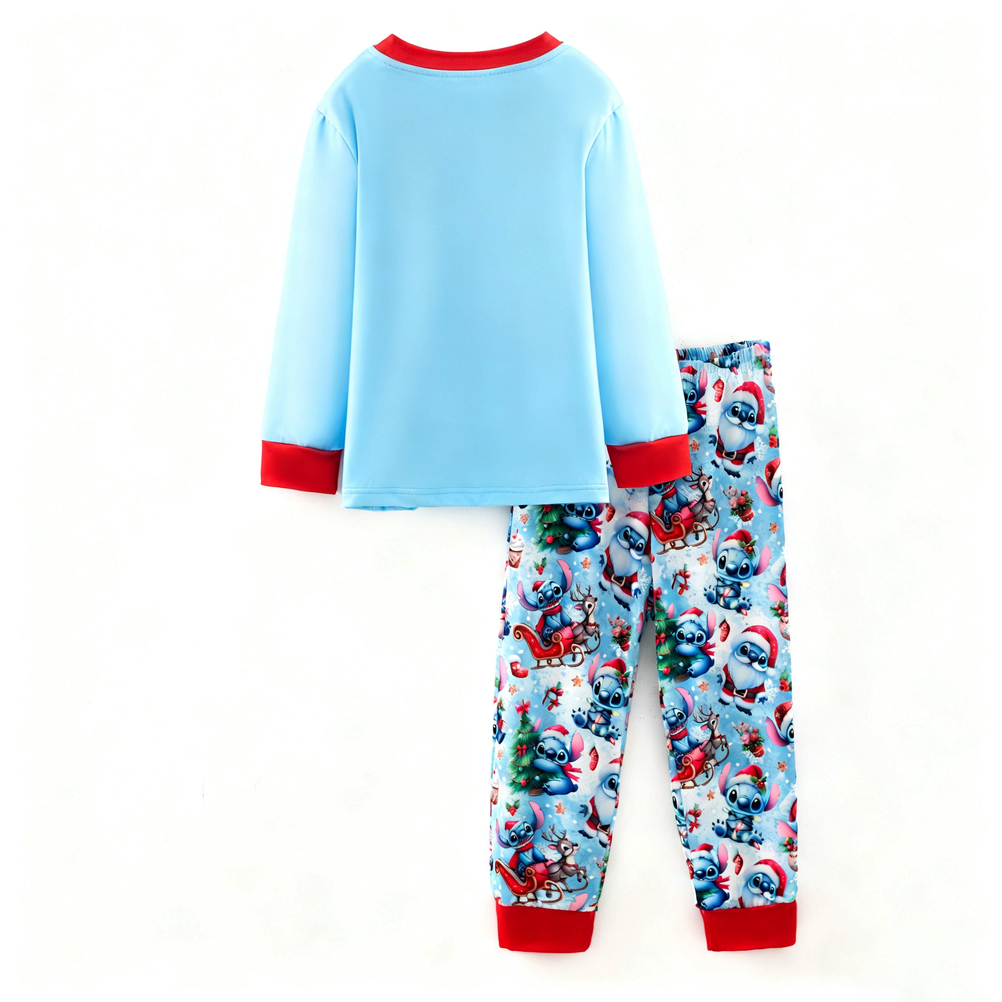 (Pre Order,Prepack Zone)Girls Christmas Cartoon Print Pajamas(Mix Size)