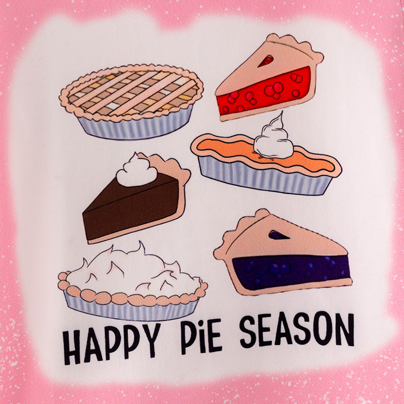 (In Stock E27-1-1)Girls Fall Happy Pie Season Print Top
