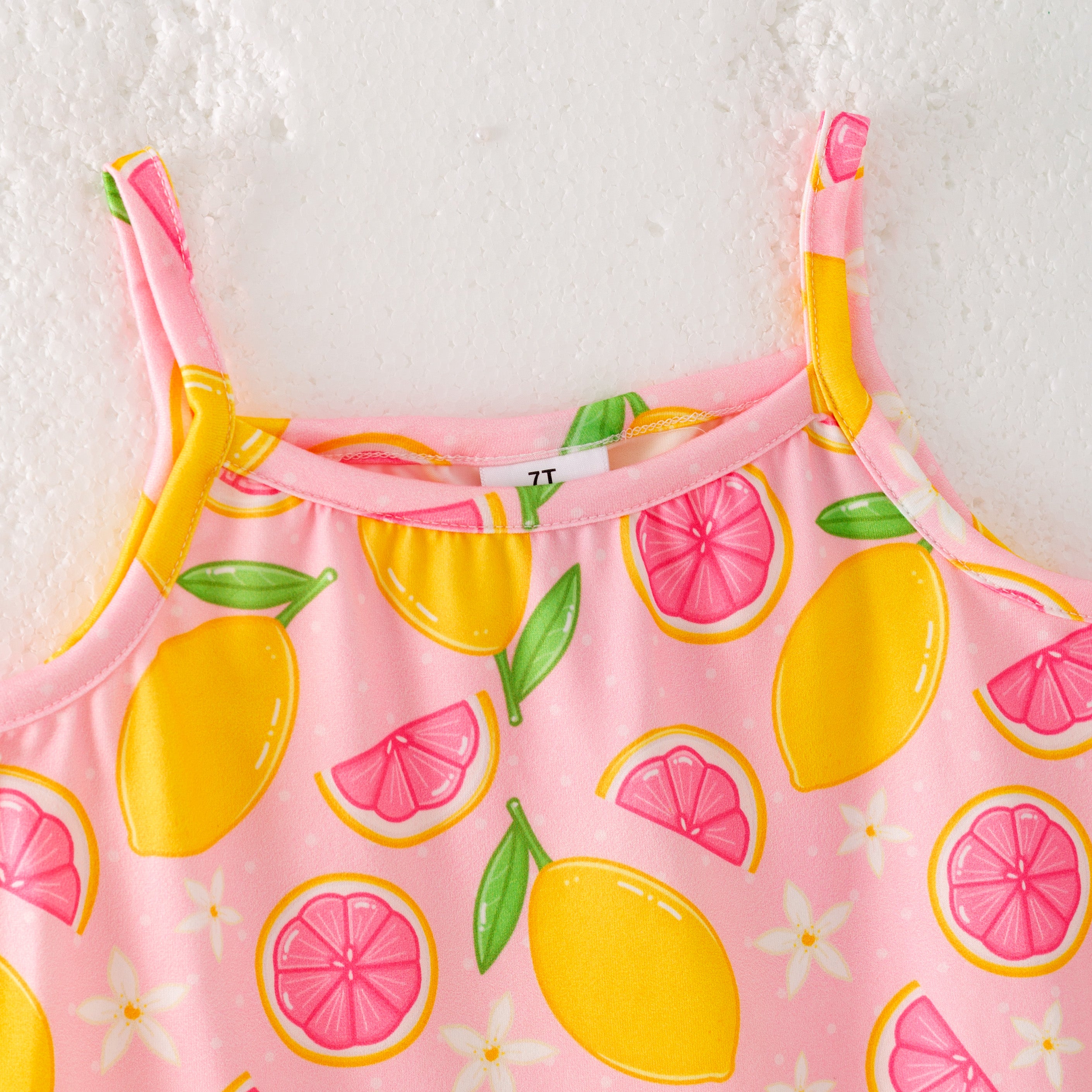 (Pre Order)Girls Spring and Summer Fruit Print Skirt Set