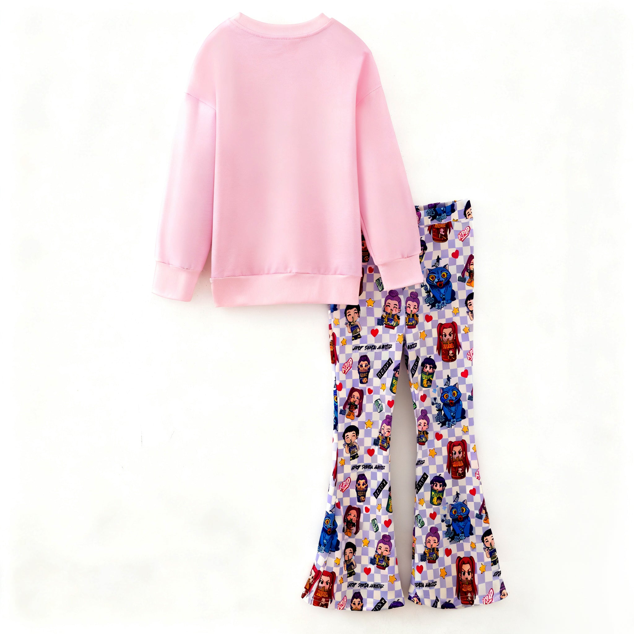 (Pre Order,Prepack Zone)Girls Movie Character Print Pajamas(Mix Size)