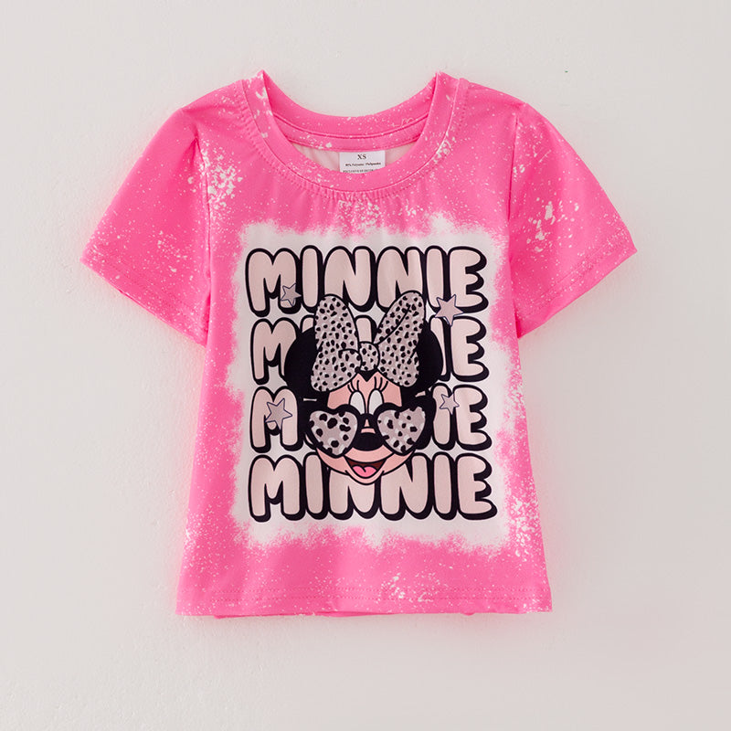 (In Stock E27-4-1)Girls Fall Cute Cartoon Print Top