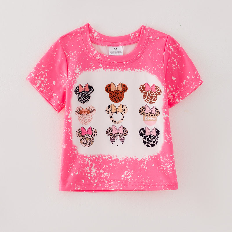 (In Stock E27-1-1)Girls Fall Cute Cartoon Print Top