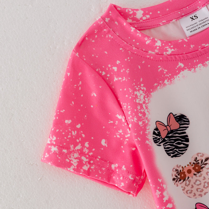 (In Stock E27-1-1)Girls Fall Cute Cartoon Print Top