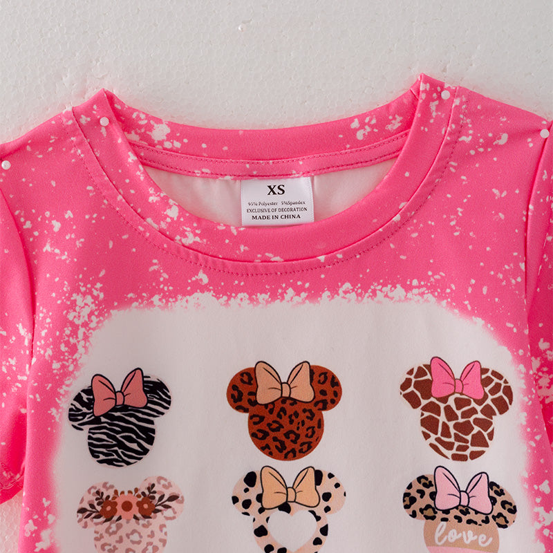 (In Stock E27-1-1)Girls Fall Cute Cartoon Print Top