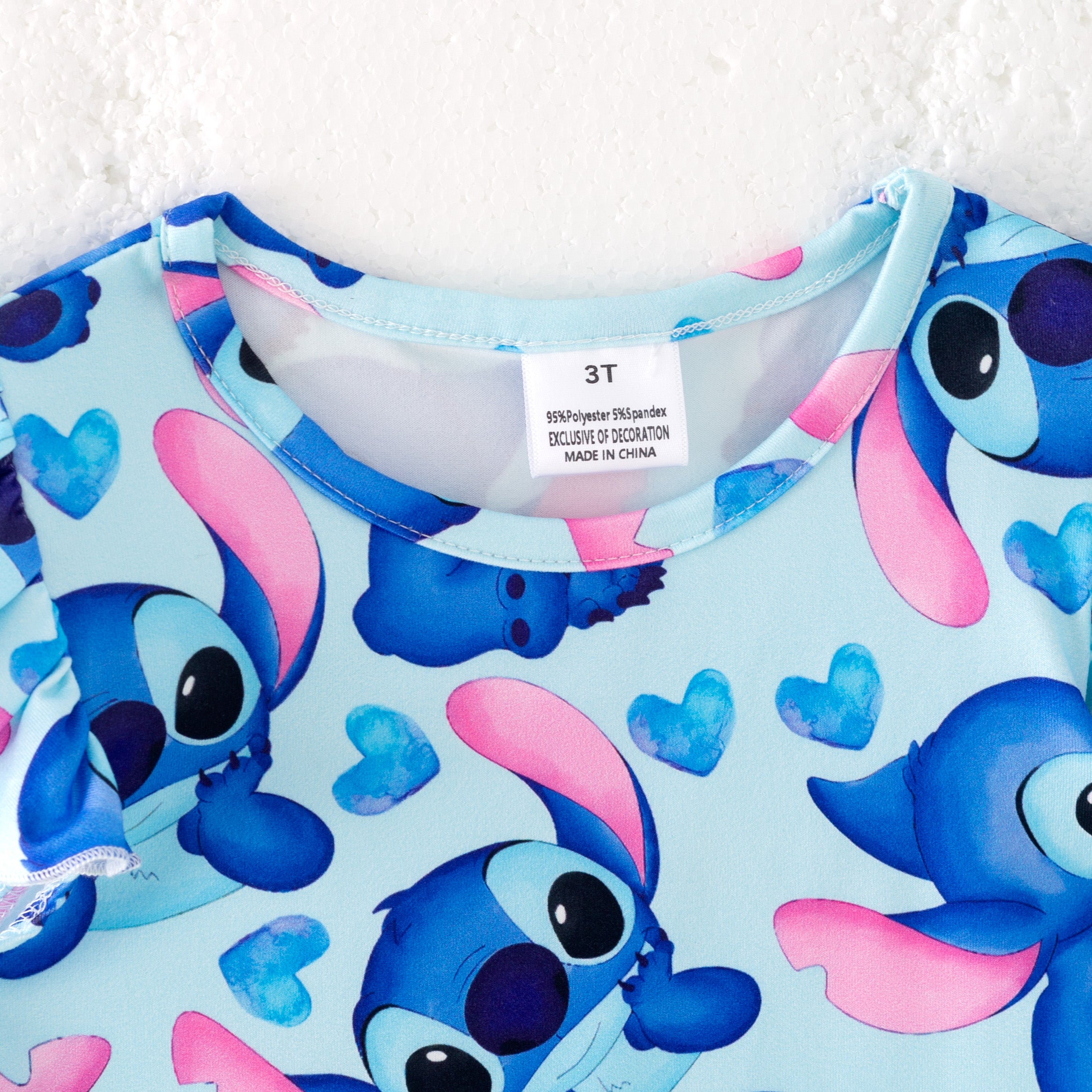 (Pre Order)Girls Spring and Summer Cartoon Print Skort Set