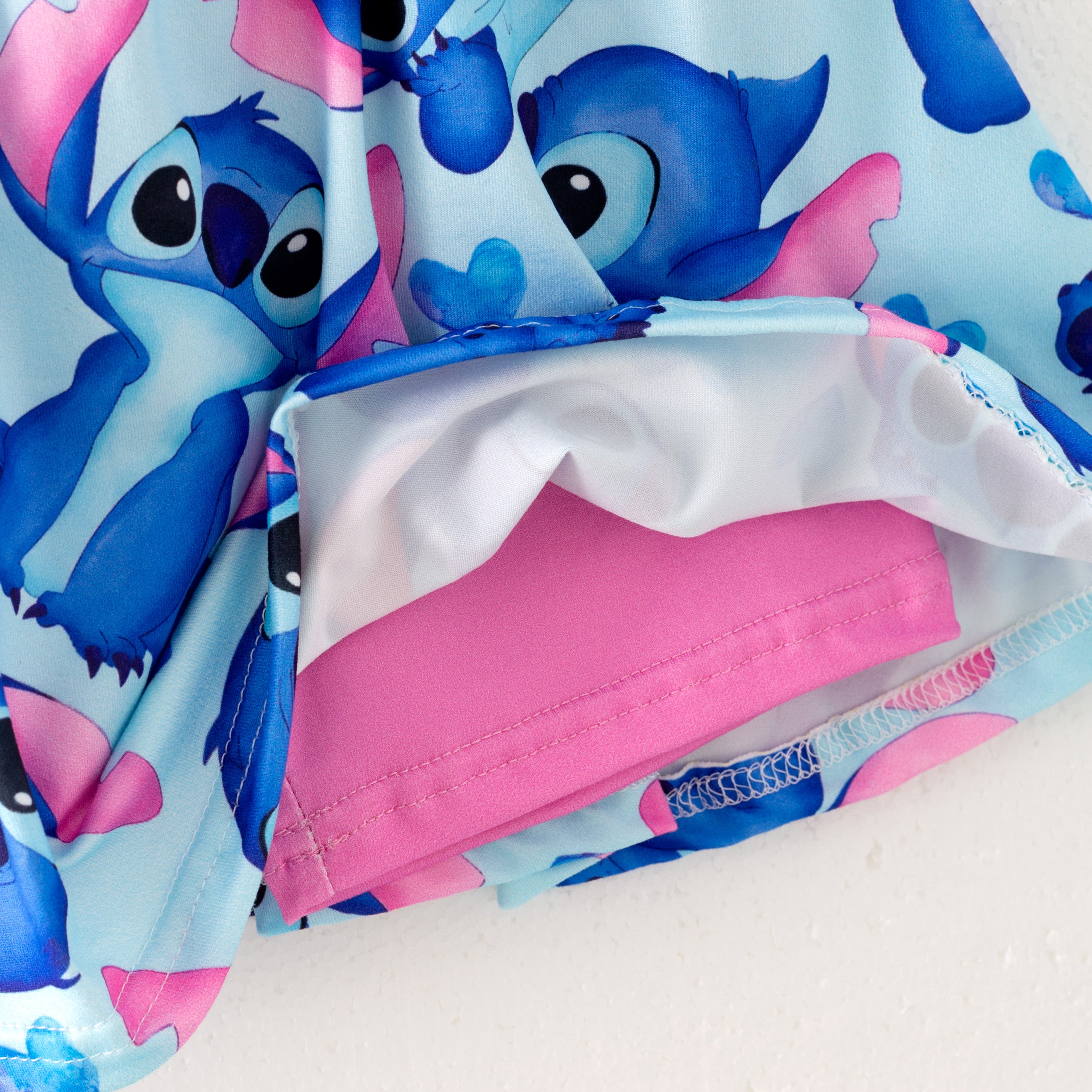 (Pre Order)Girls Spring and Summer Cartoon Print Skort Set
