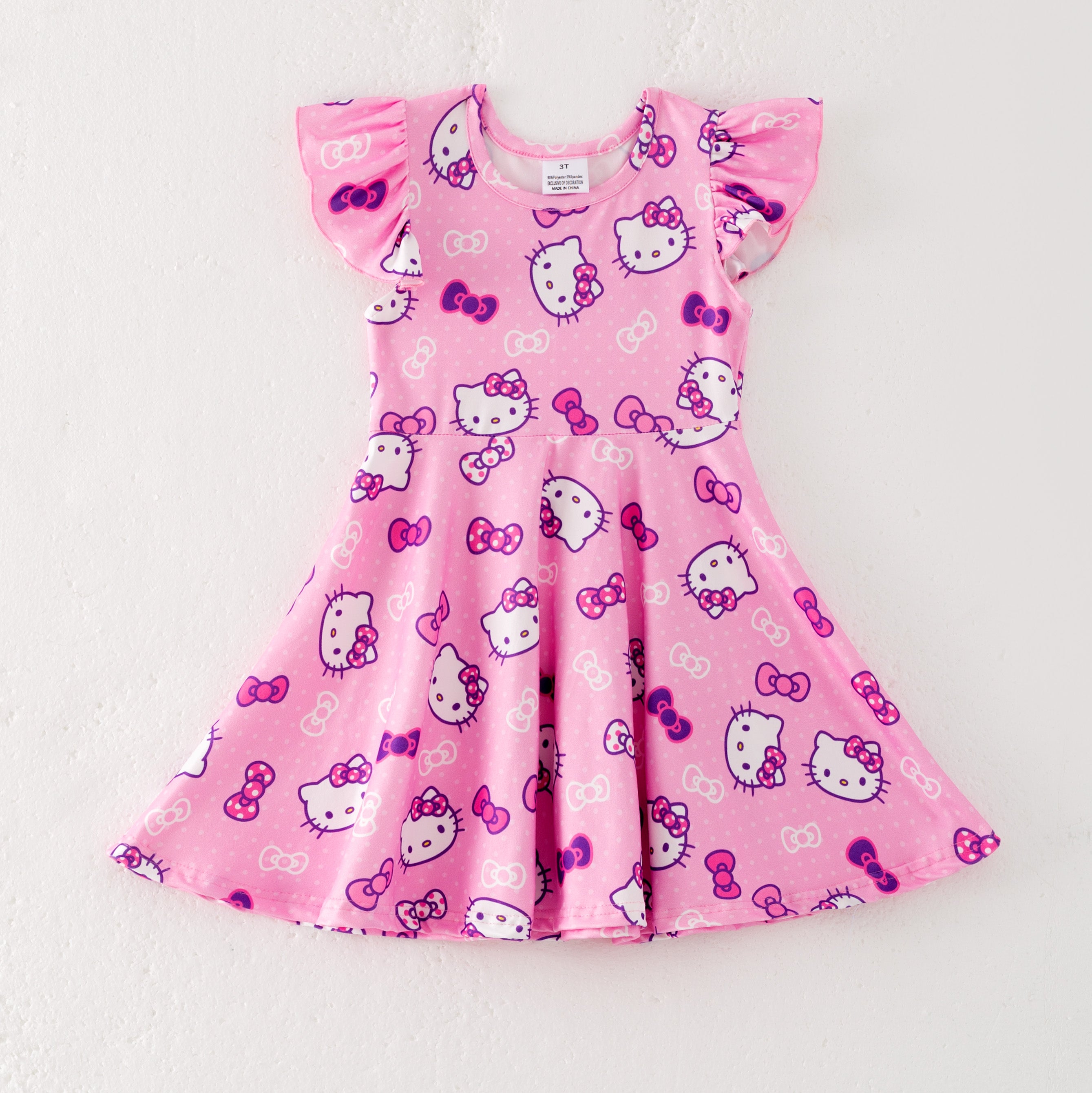 (Pre Order)Girls Summer Sanrio Print Twirl Dress