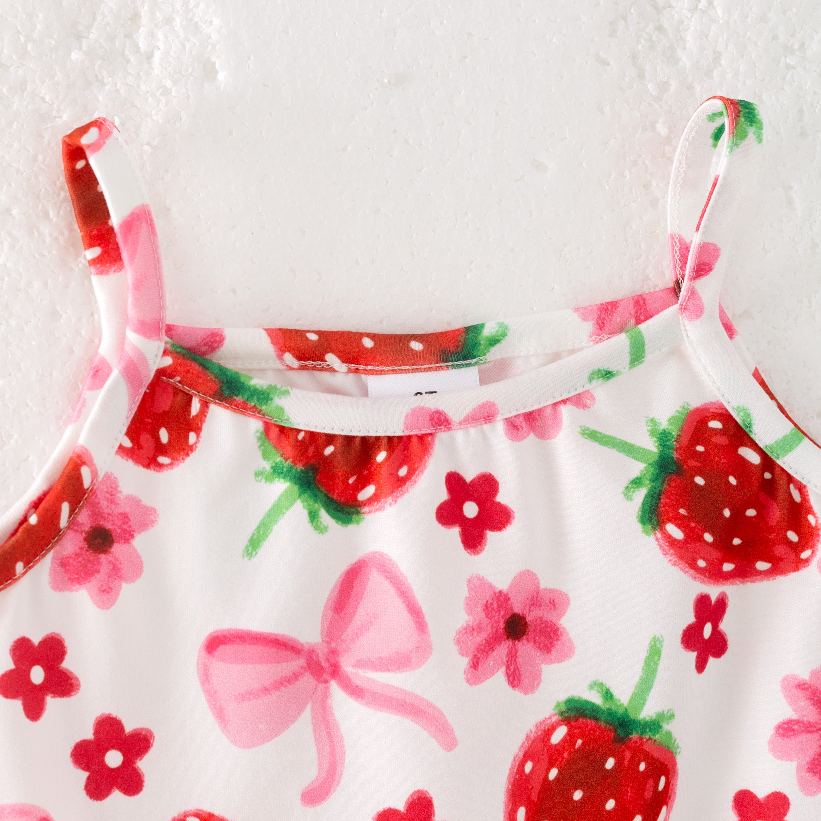 (Pre Order)Girls Spring and Summer Fruit Print Skirt Set