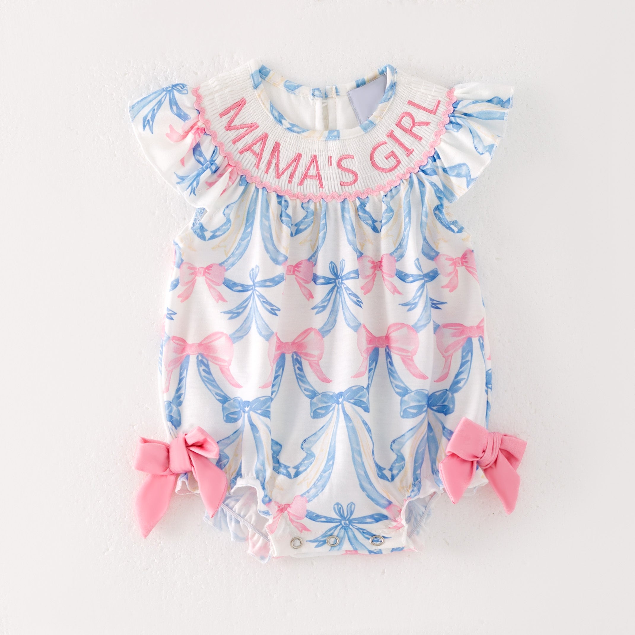 (Pre Order)Sisters Spring and Summer Embroidery Smocked Dress&Romper
