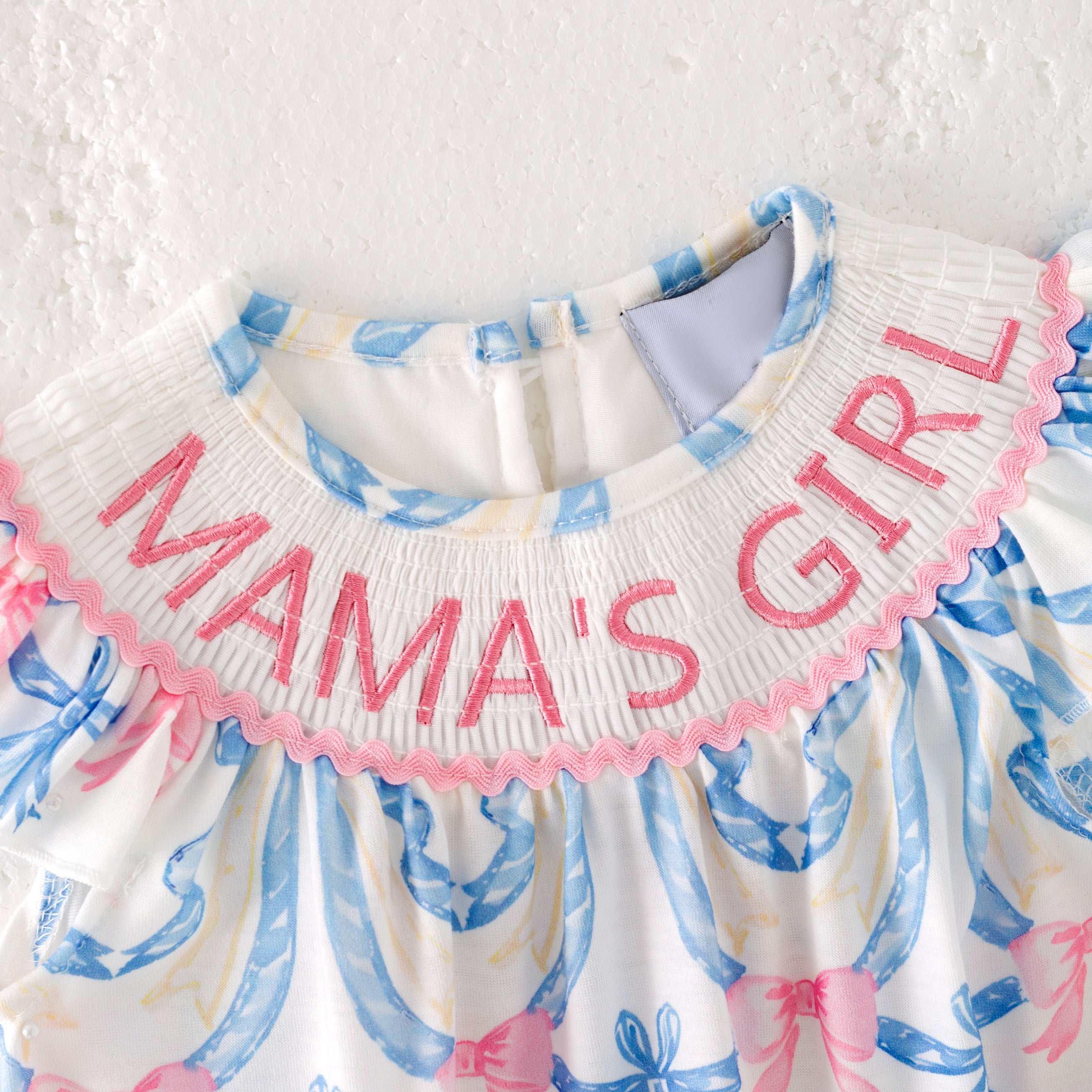 (Pre Order)Sisters Spring and Summer Embroidery Smocked Dress&Romper
